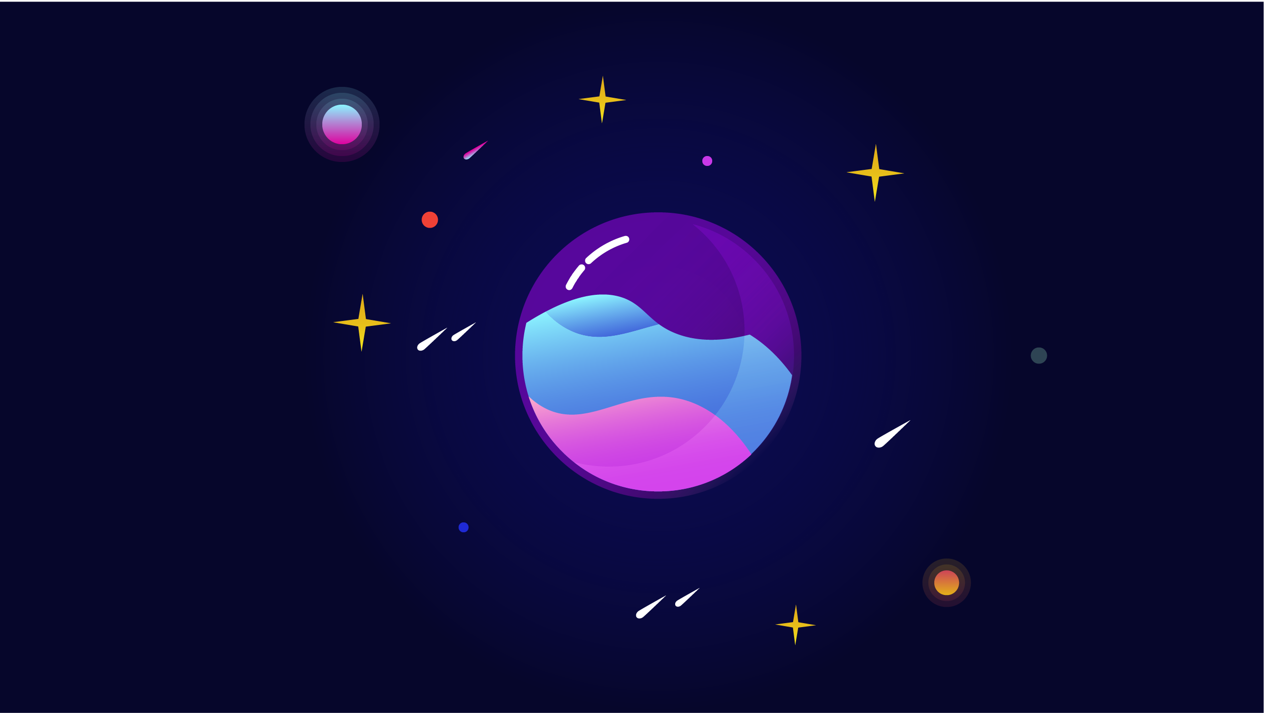 vector, space, simple background, minimalism, HD Wallpaper