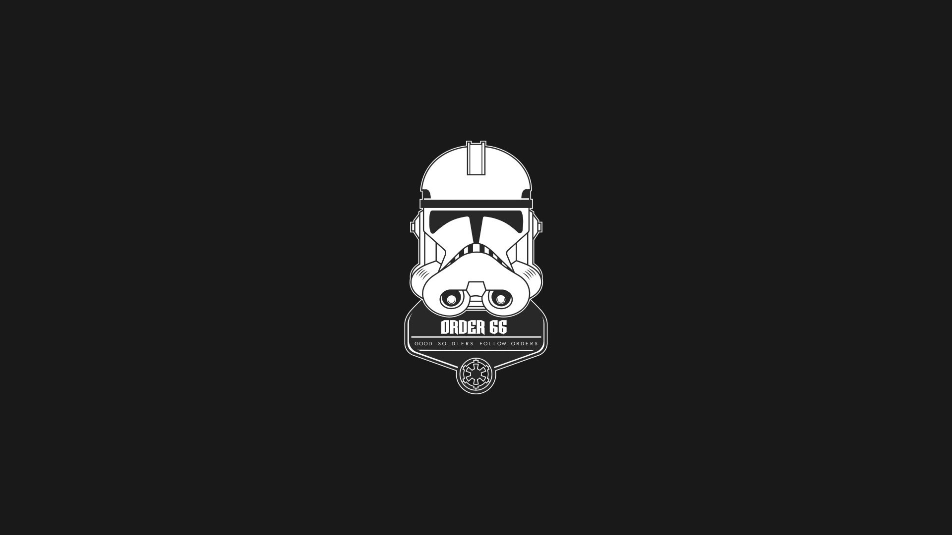 Star Wars, stormtrooper, Order 66, movie characters, minimalism, simple background, HD Wallpaper