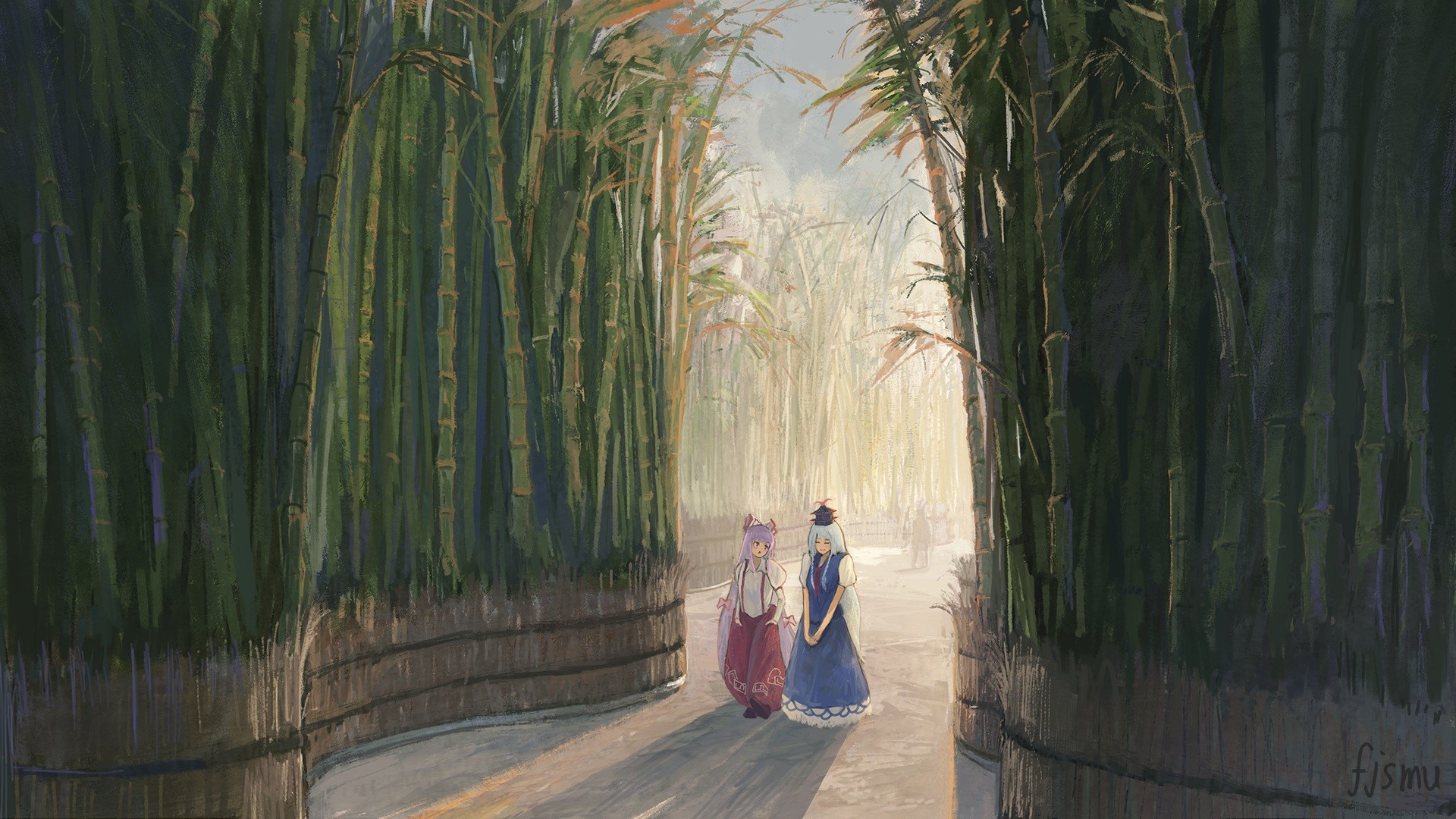 anime, anime girls, Touhou, HD Wallpaper