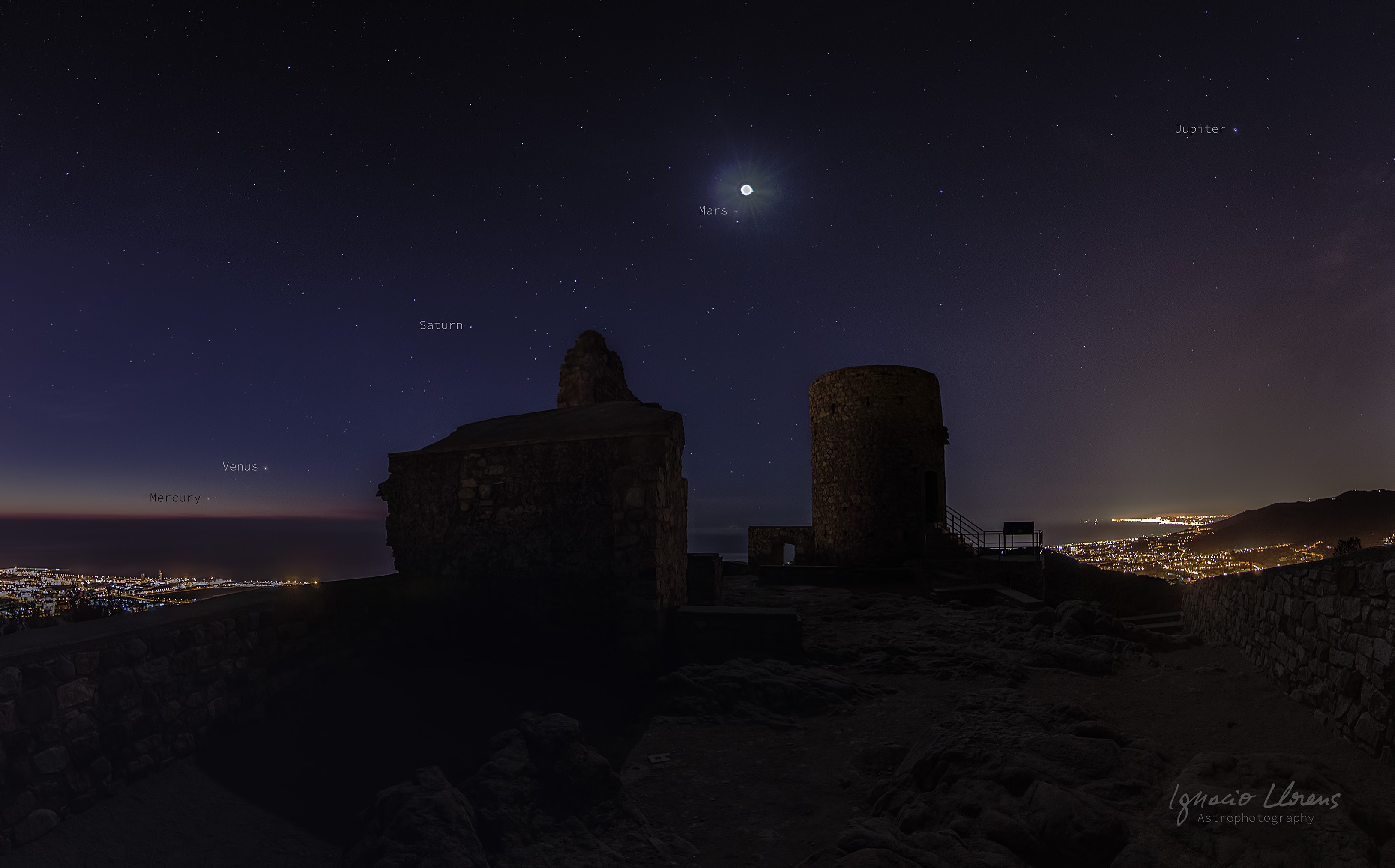photography, astronomy, sky, night, space, dark, ruin, castle, HD Wallpaper