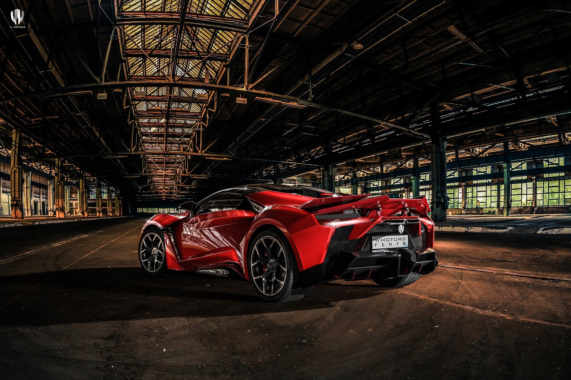 Benoit Fraylon, red cars, vehicle, Fenyr Supersport, car, HD Wallpaper