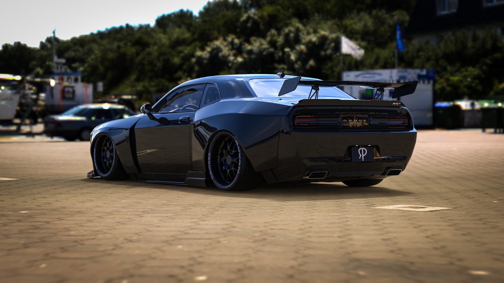 Dodge Challenger, Dodge, car, vehicle, Rostislav Prokop, HD Wallpaper