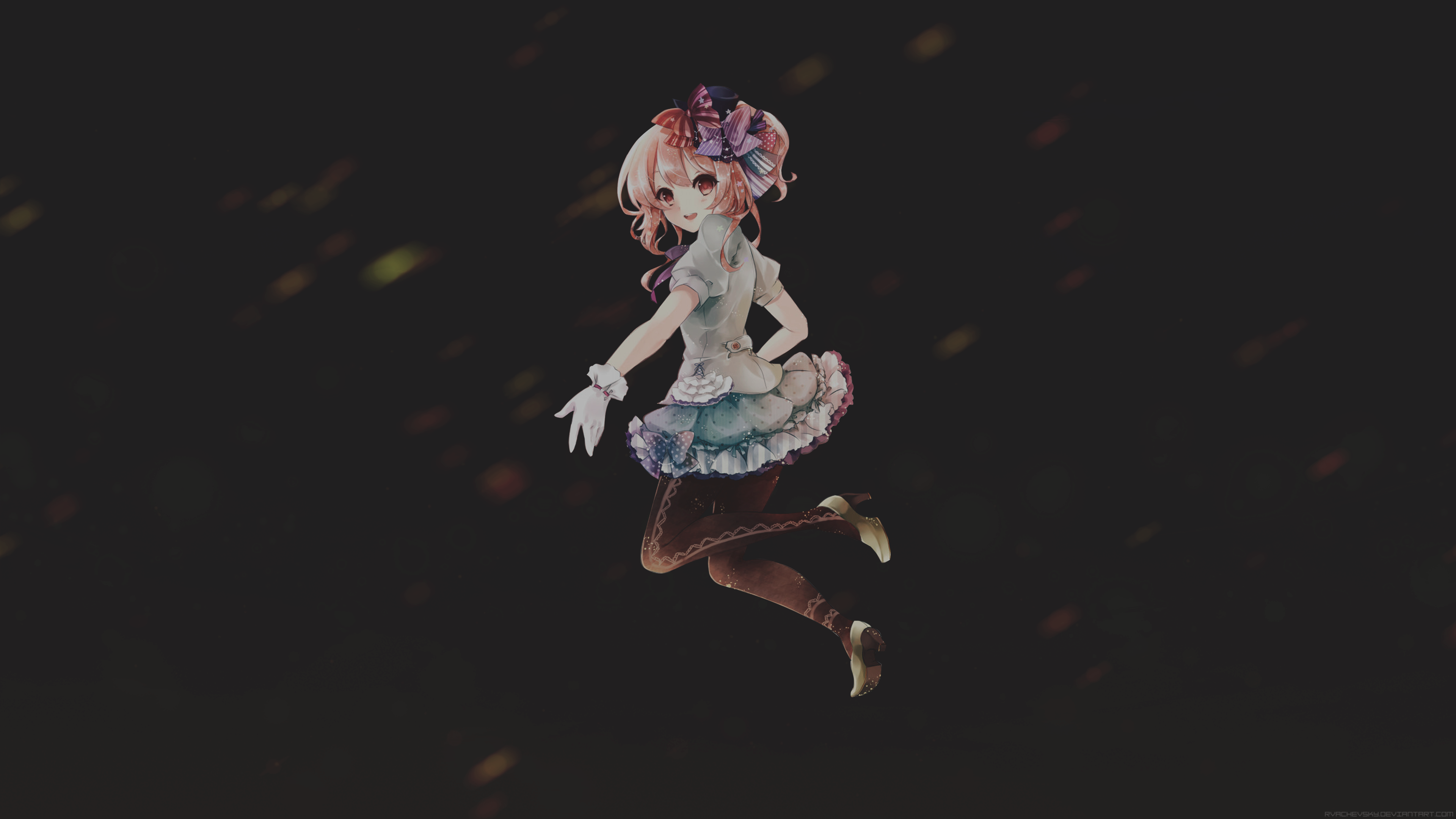 anime girls, anime, minimalism, HD Wallpaper