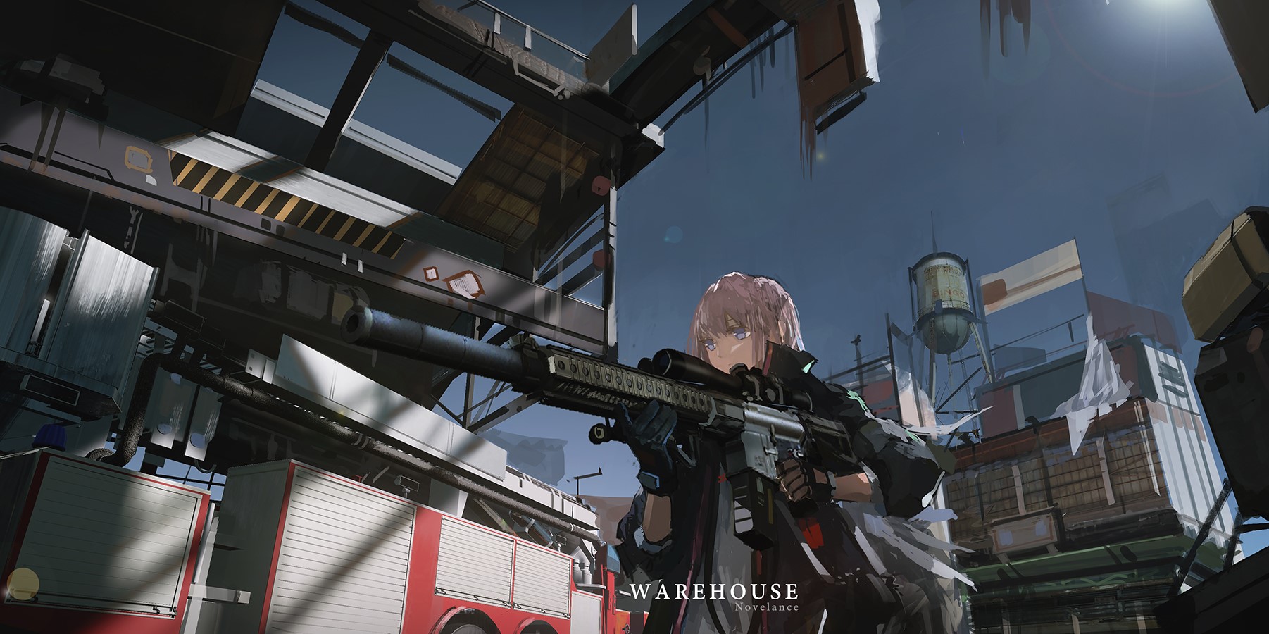 anime girls, digital art, artwork, science fiction, Girls Frontline, AR15 (Girls Frontline), HD Wallpaper