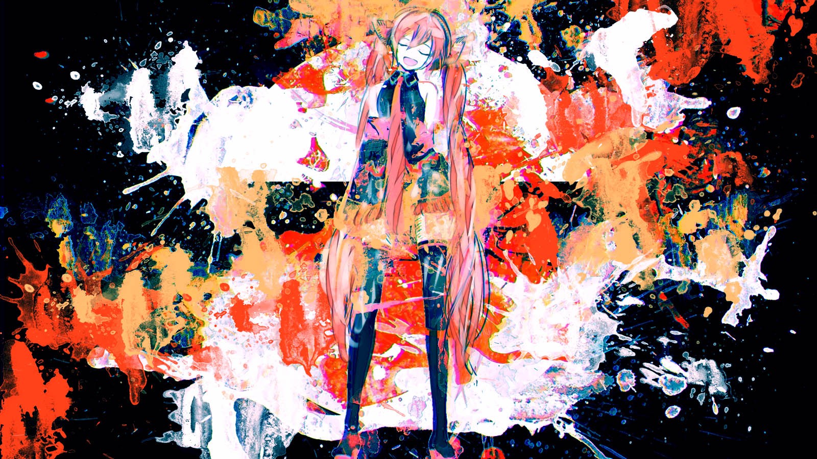 digital art, Hatsune Miku, Vocaloid, anime, anime girls, artwork, HD Wallpaper