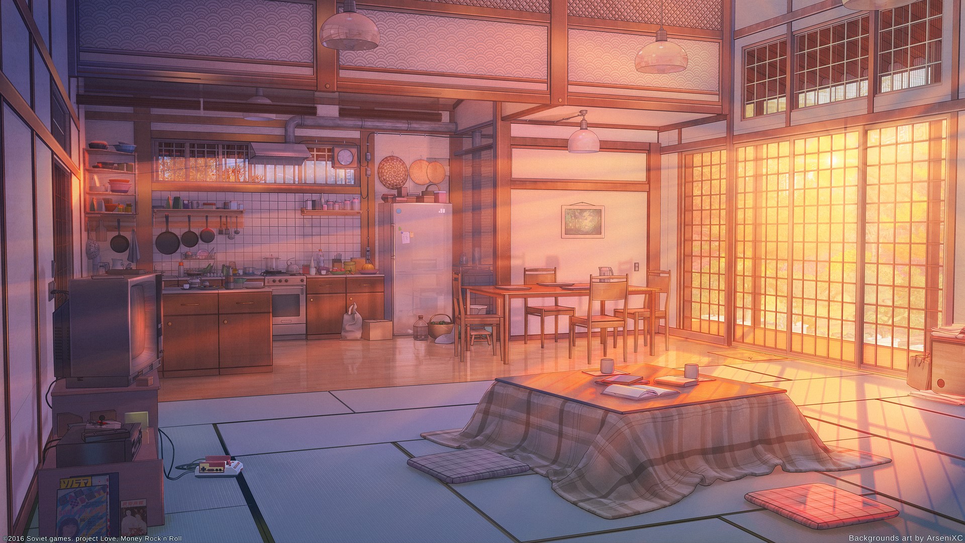 interior, digital art, artwork, HD Wallpaper