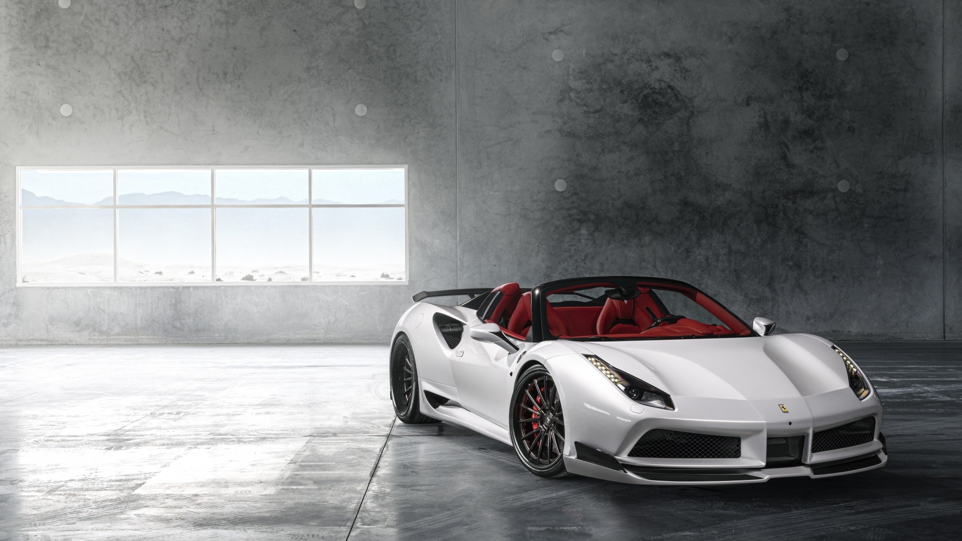 car, Ferrari, Ferrari 488, white cars, HD Wallpaper