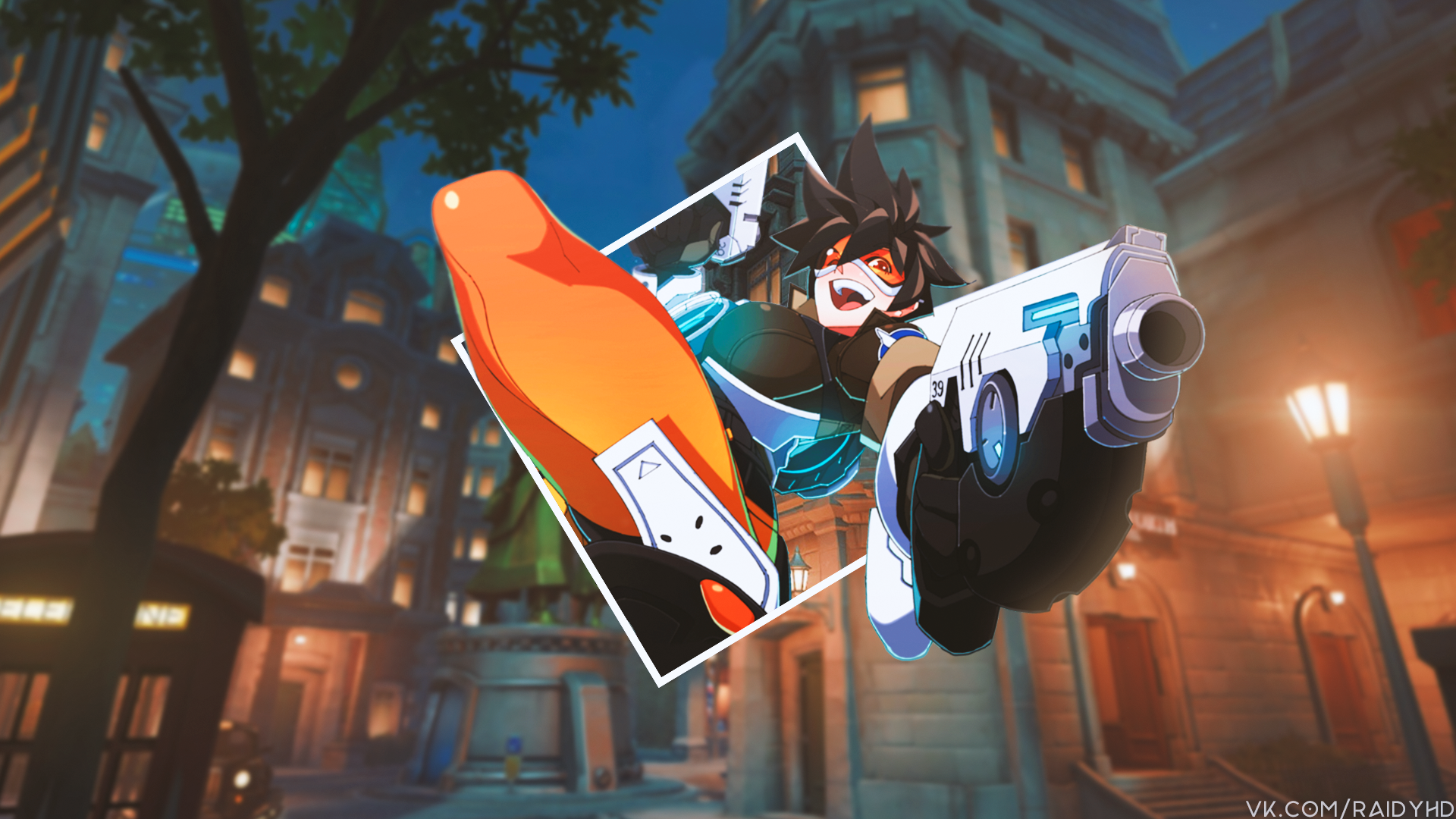 Overwatch, Tracer (Overwatch), picture-in-picture, HD Wallpaper