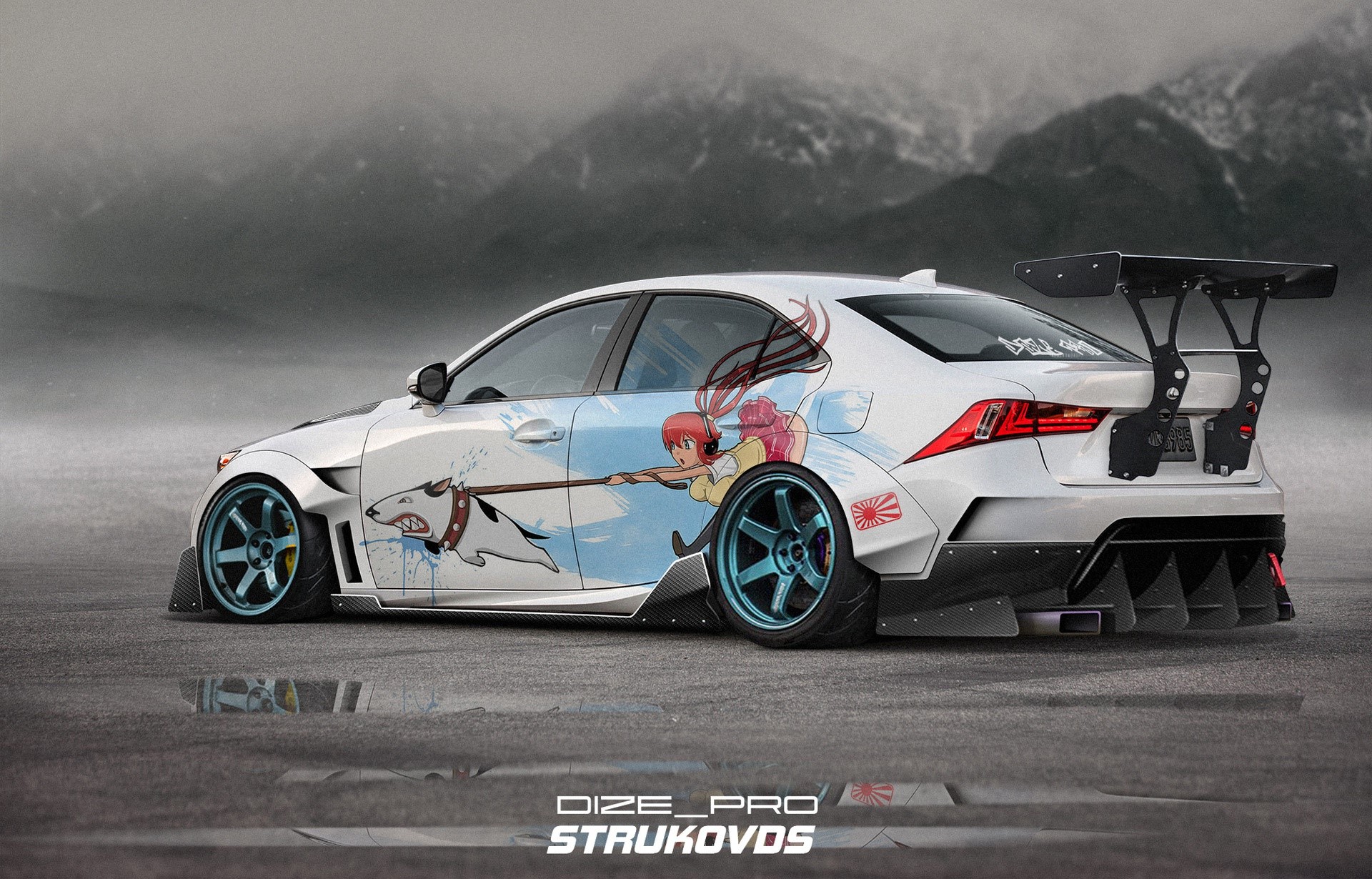 Dmitry Strukov, car, vehicle, Lexus, lexus is, HD Wallpaper