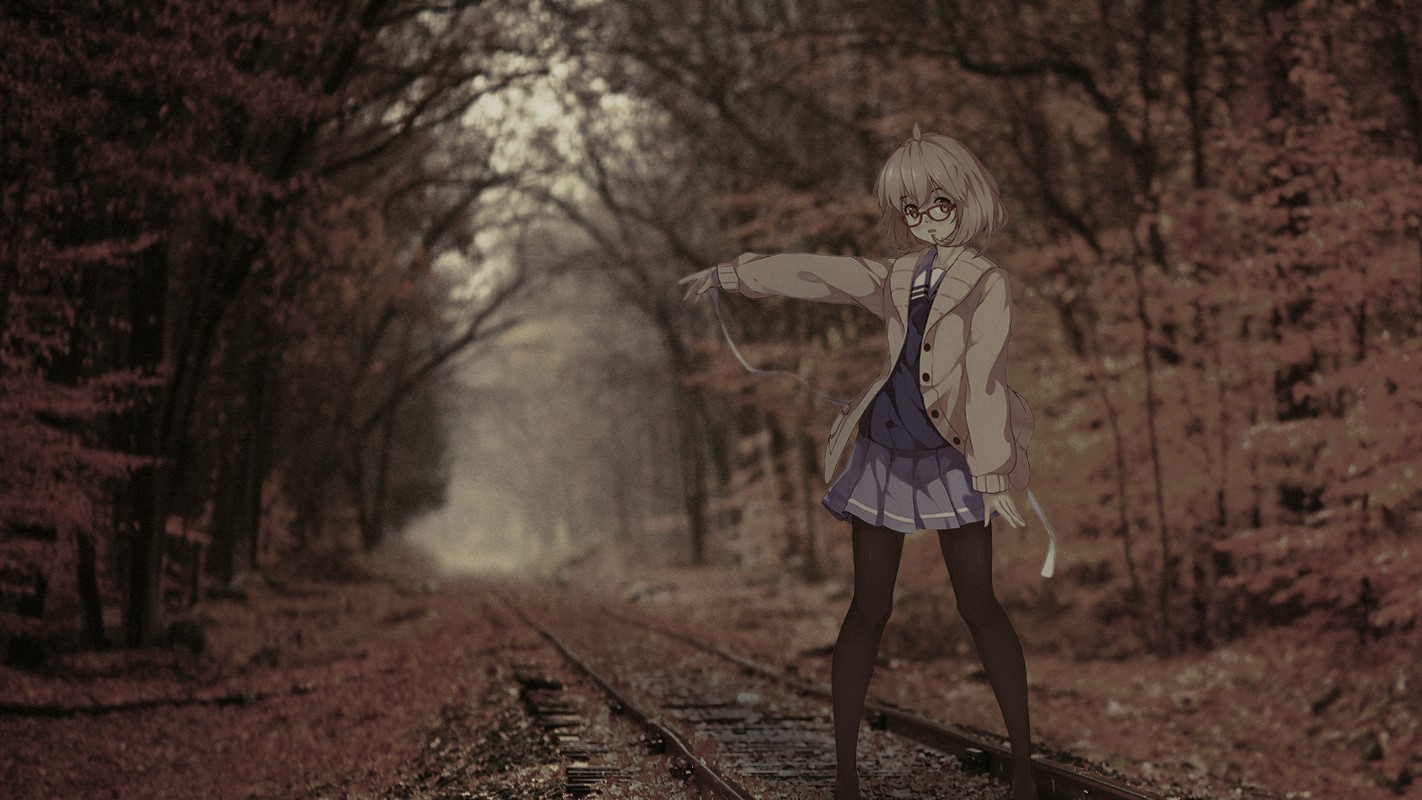 anime, city, 2D, Kuriyama Mirai, HD Wallpaper