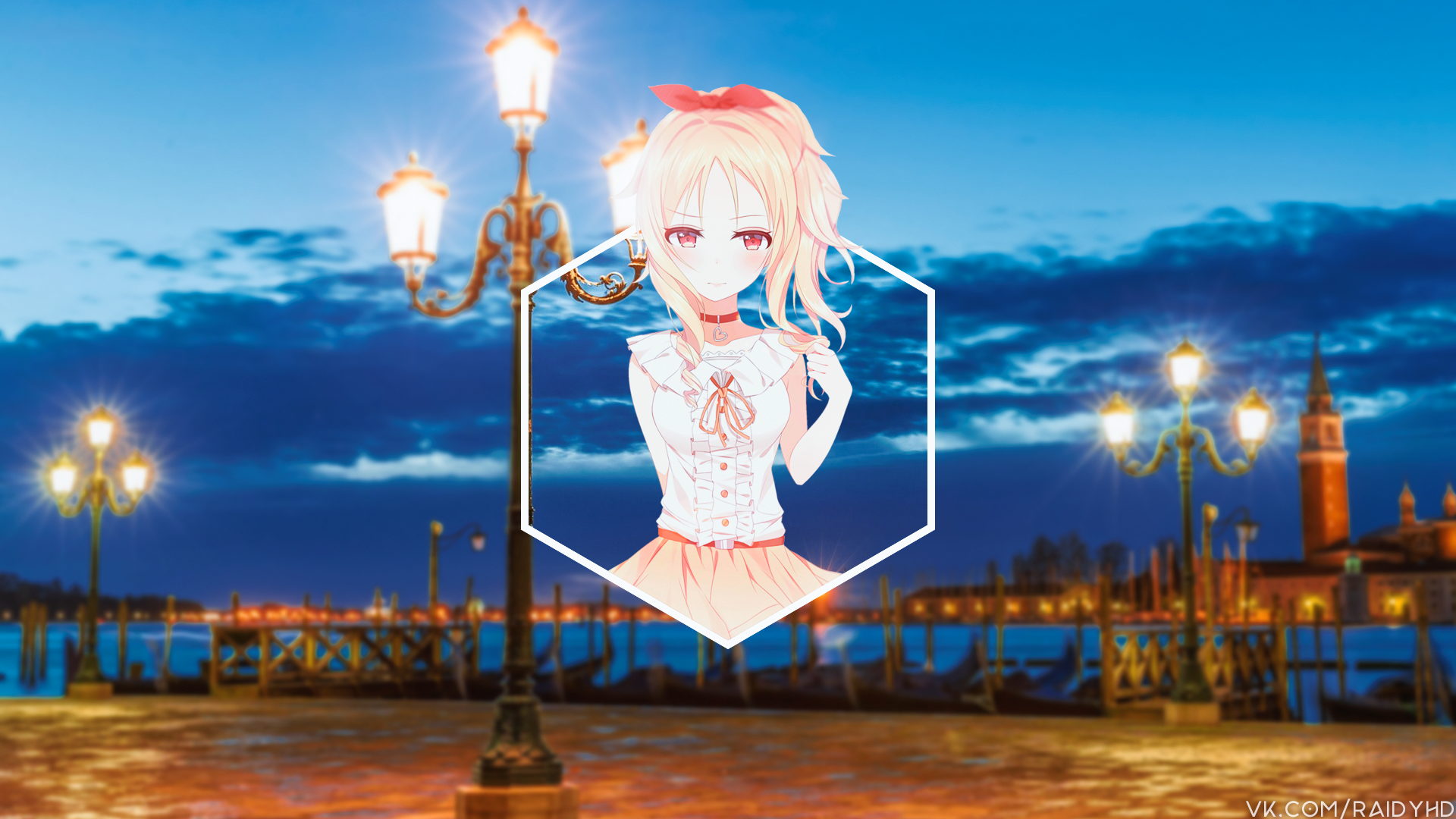 anime, anime girls, picture-in-picture, HD Wallpaper