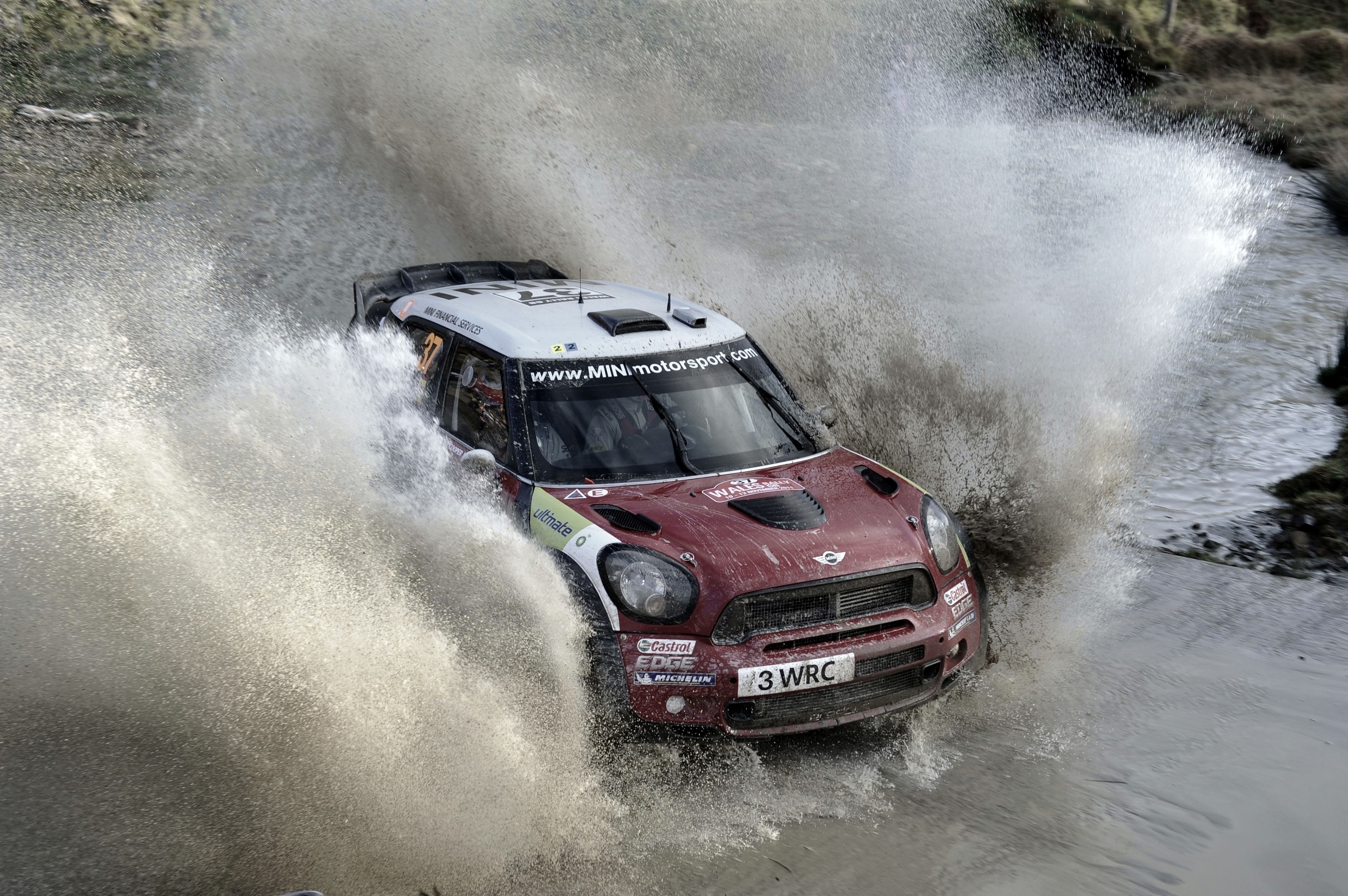 Mini Cooper, racing, car, vehicle, HD Wallpaper