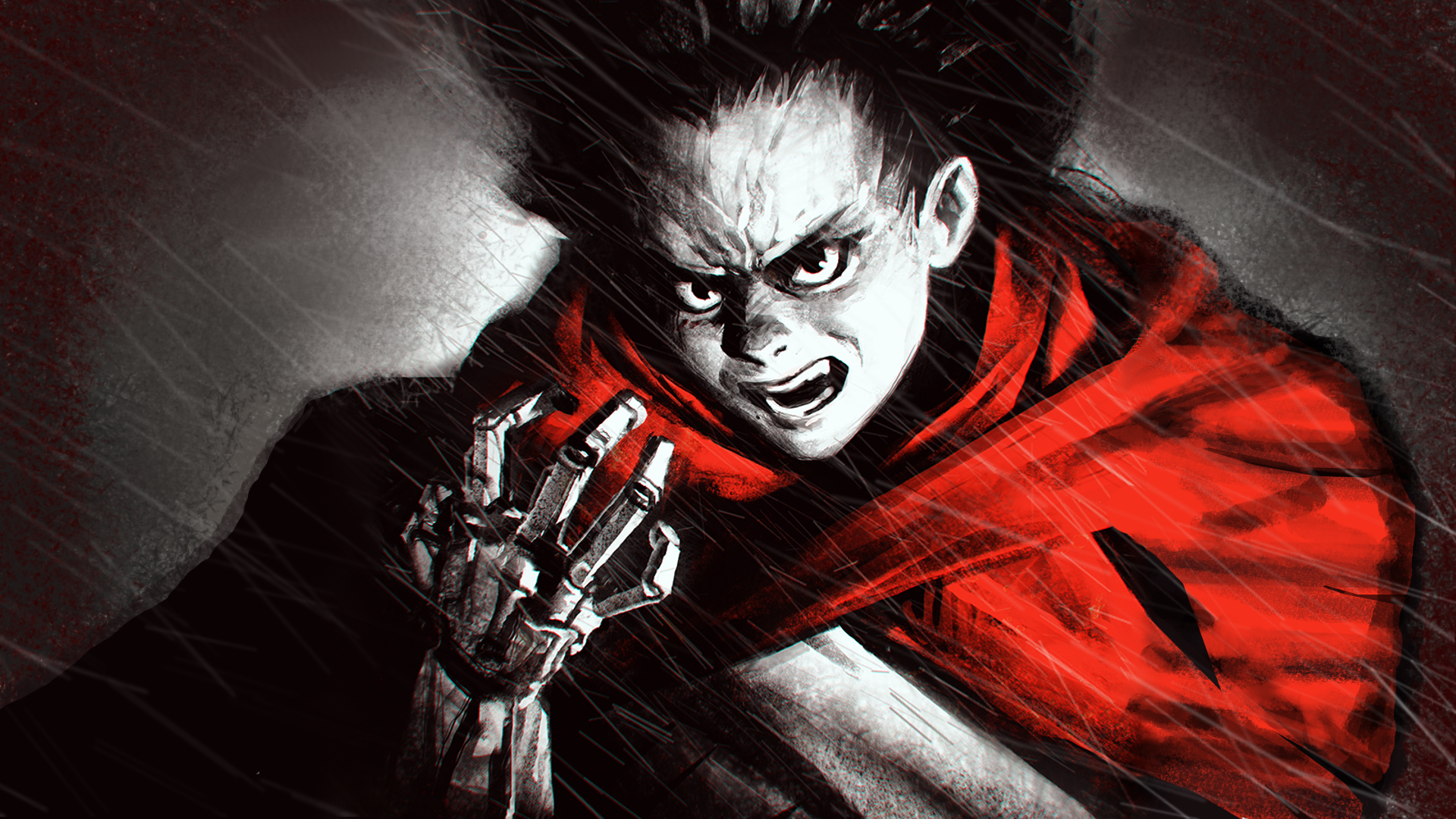anime boys, brunette, Akira, HD Wallpaper