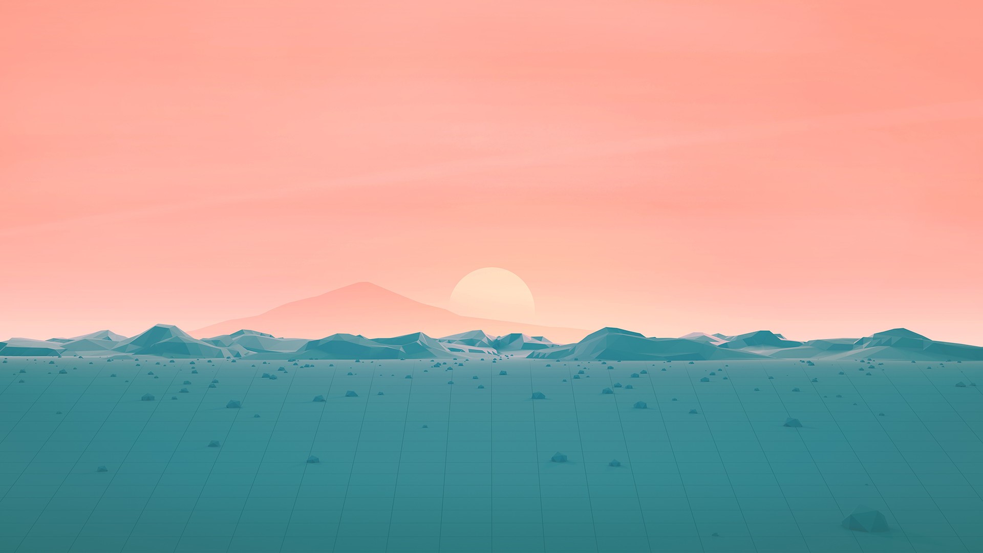 Mark Kirkpatrick, digital art, landscape, abstract, HD Wallpaper