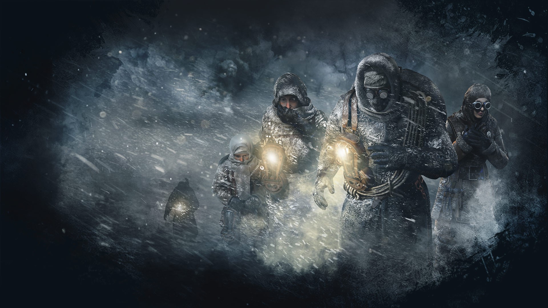 Frostpunk, video games, video game art, snow, game art, artwork, HD Wallpaper
