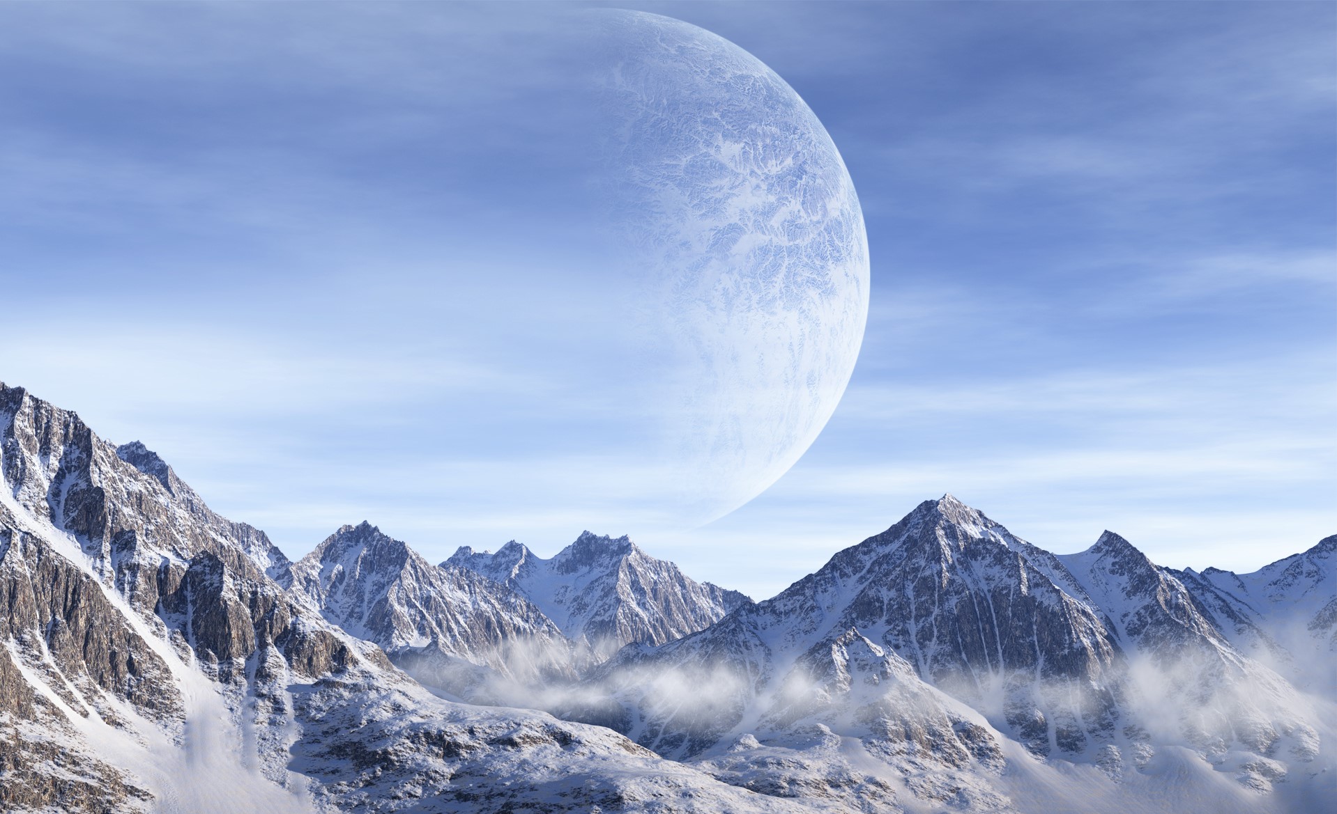 space, planet, landscape, HD Wallpaper