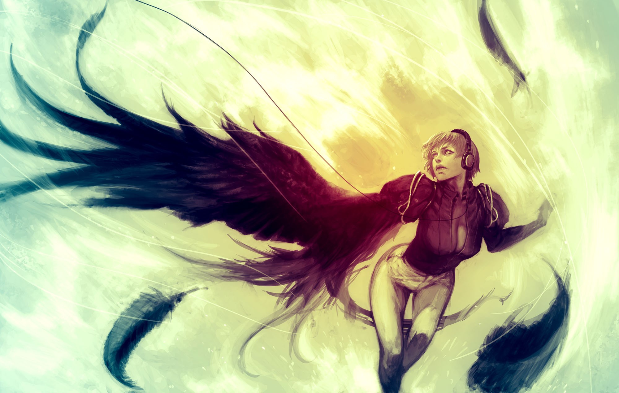 masateru, fantasy art, women, fantasy girl, HD Wallpaper