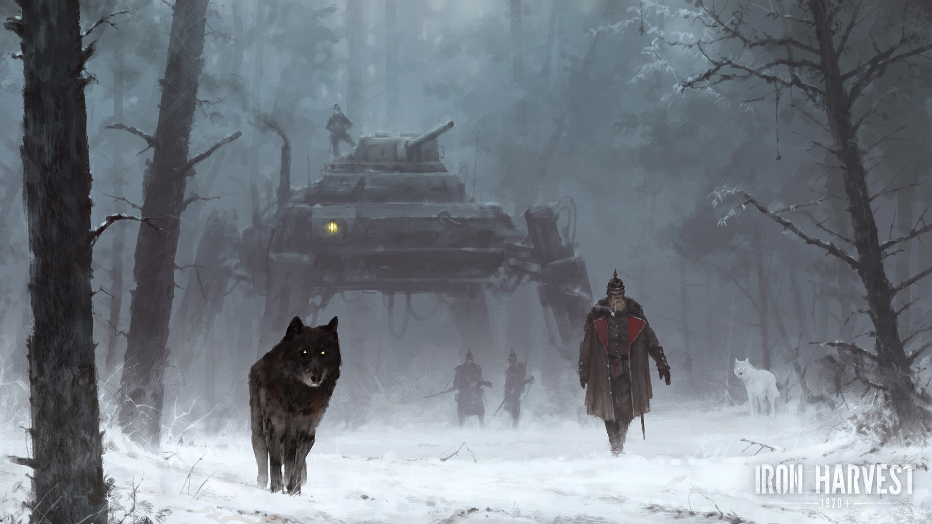 Iron Harvest, Saxony Empire (Iron Harvest), mech, soldier, HD Wallpaper