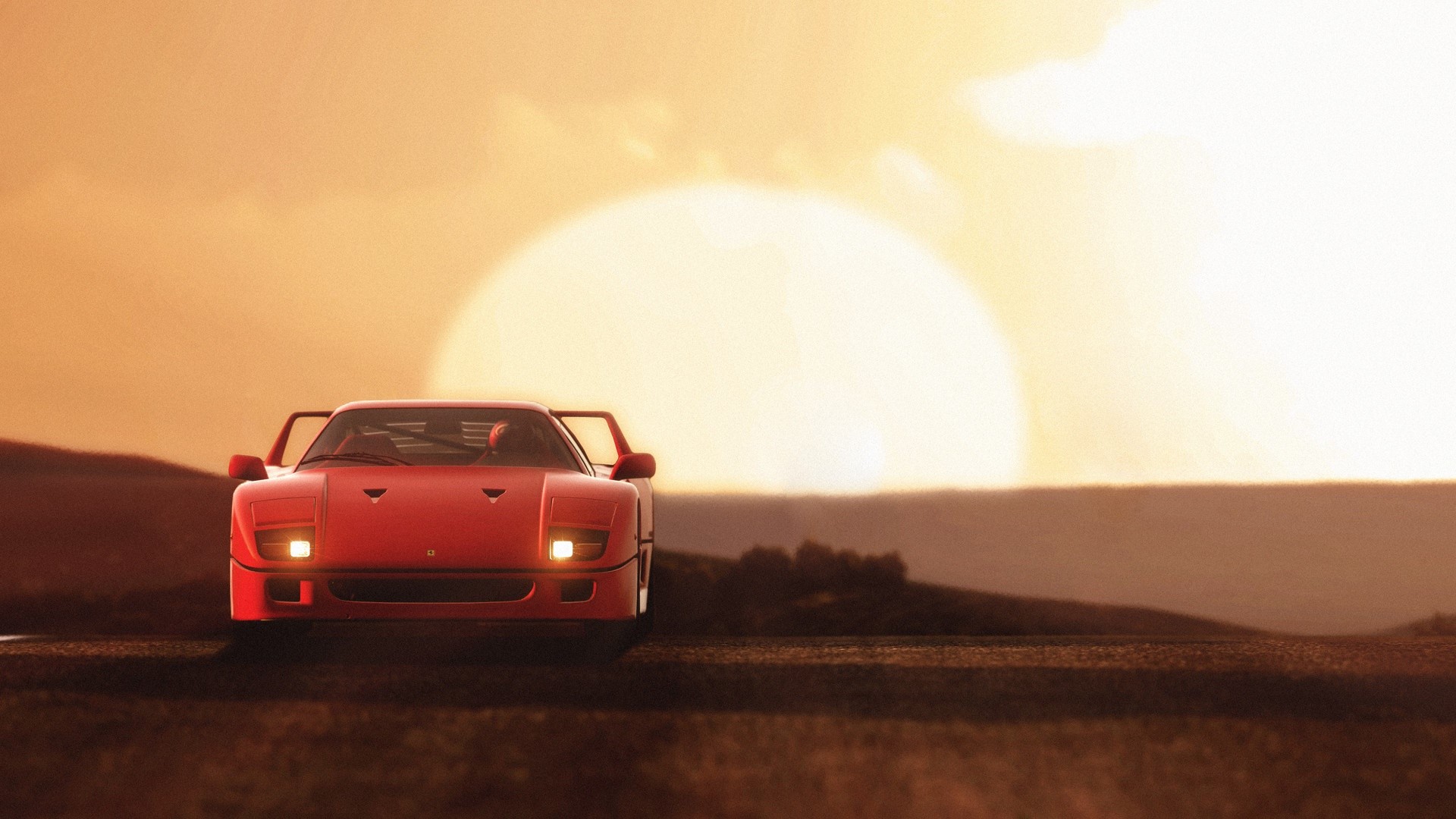 car, artwork, vehicle, Ferrari, HD Wallpaper
