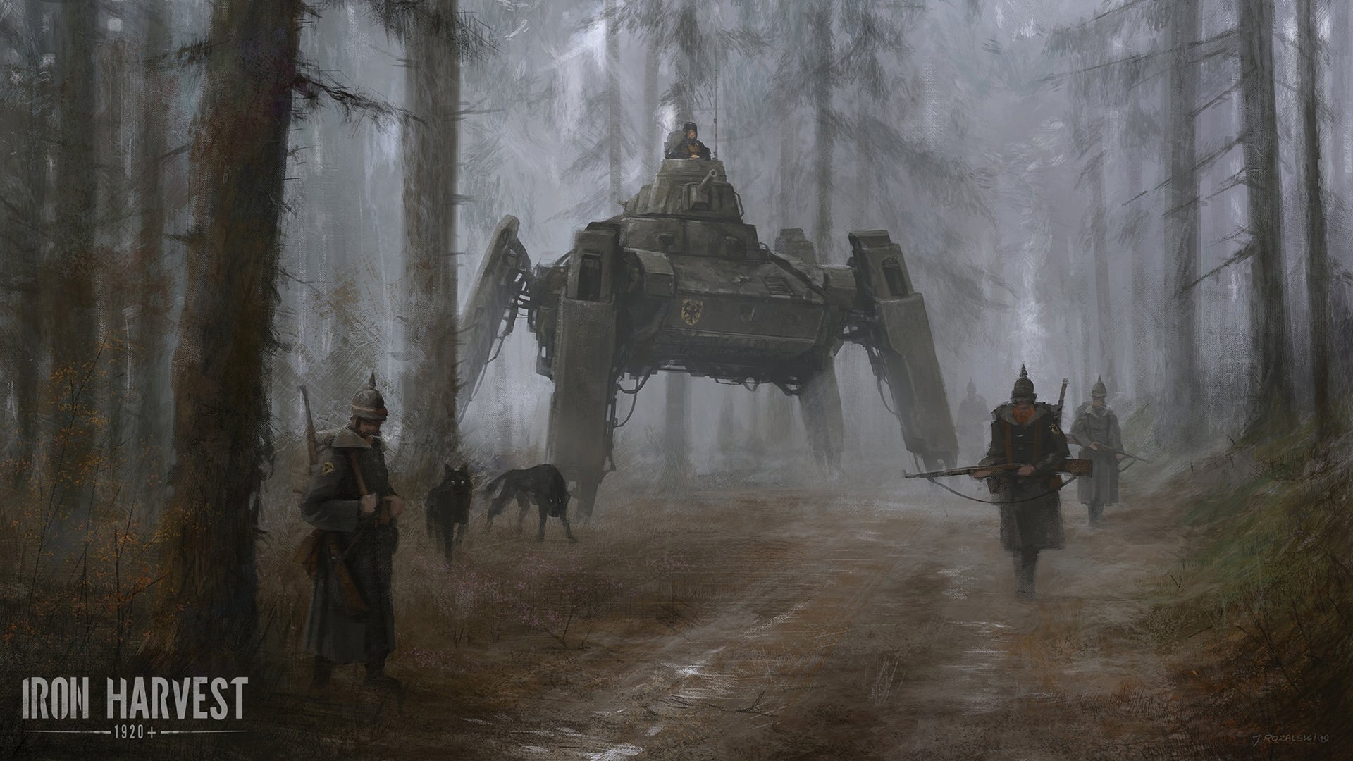 Iron Harvest, Saxony Empire (Iron Harvest), mech, soldier, HD Wallpaper