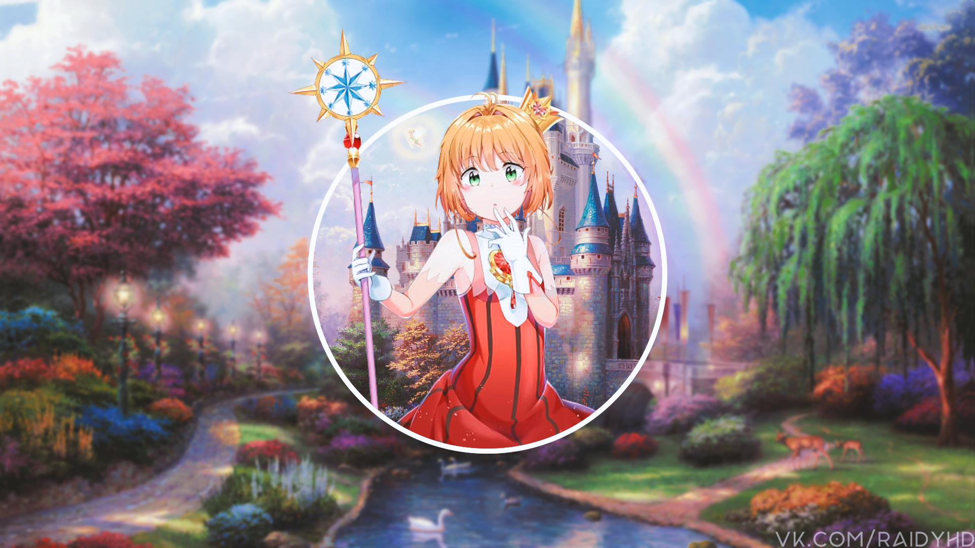anime, anime girls, picture-in-picture, Card Captor Sakura, HD Wallpaper