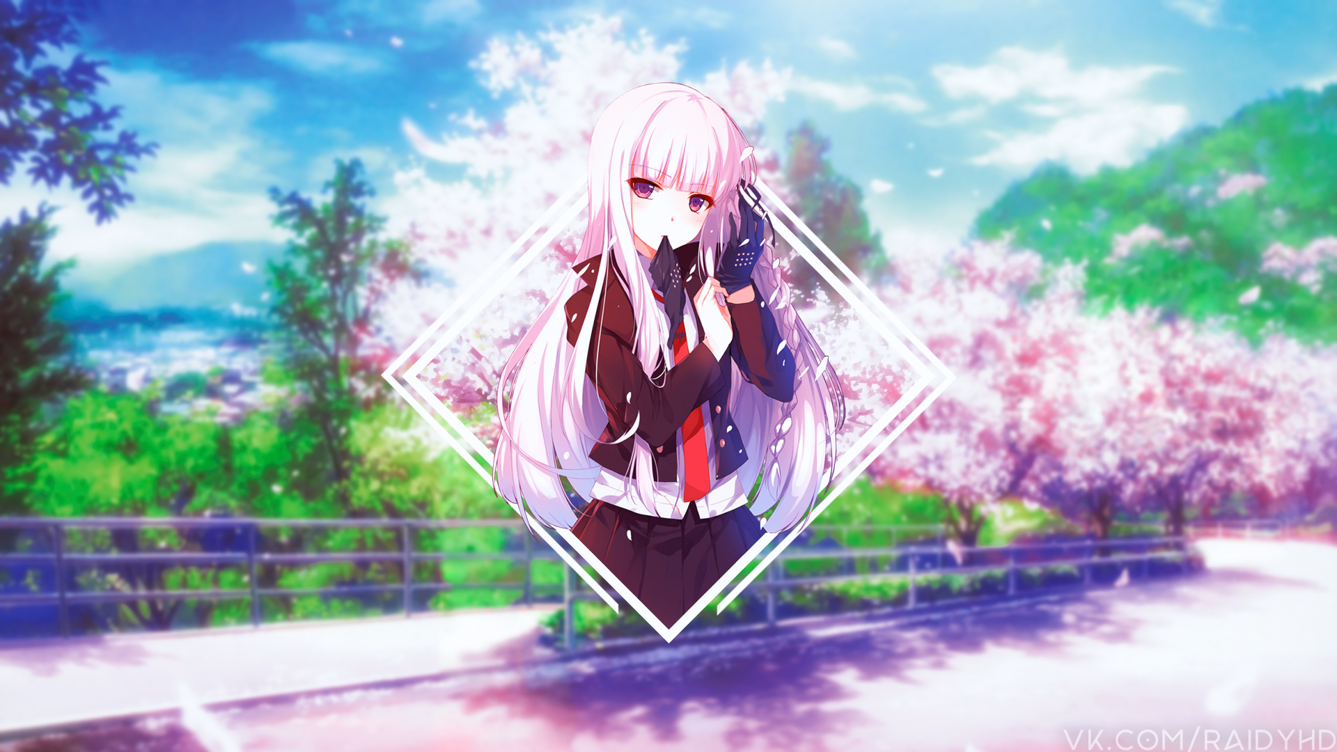 anime, anime girls, picture-in-picture, HD Wallpaper