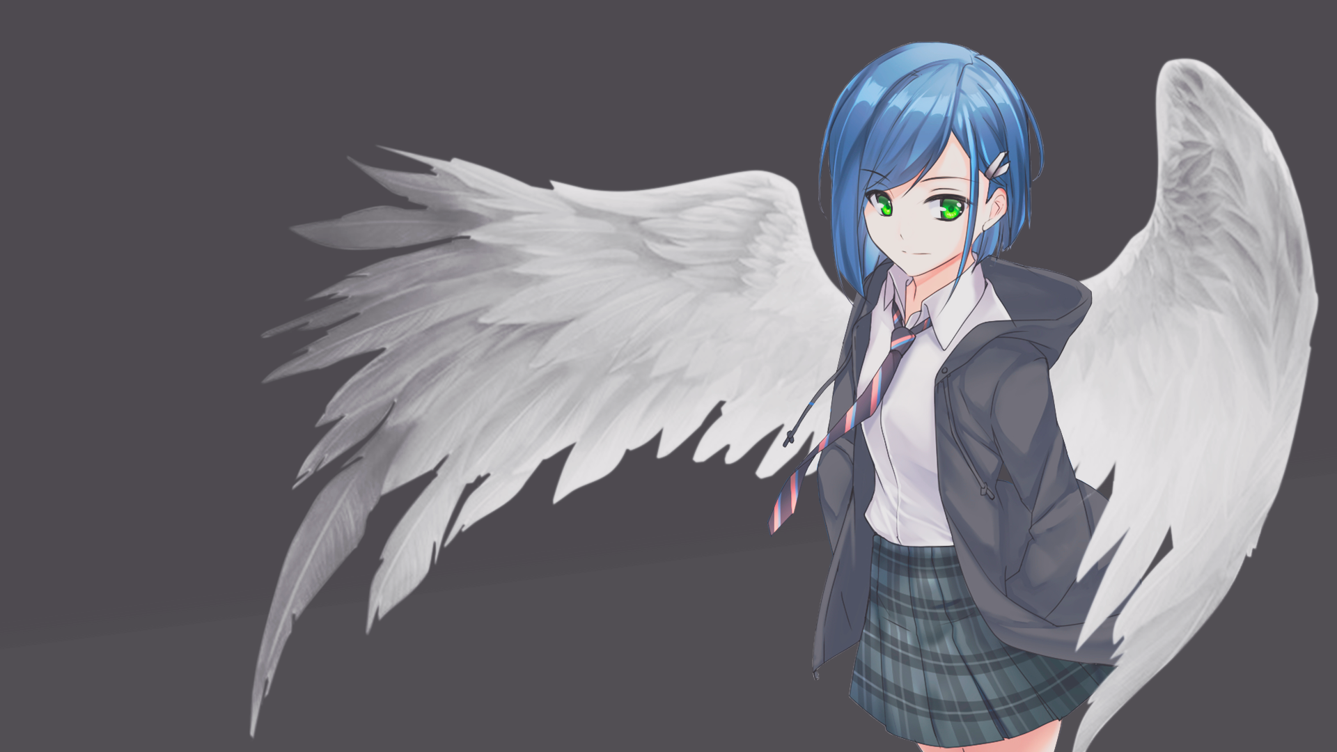 anime girls, wings, anime, Darling in the FranXX, Ichigo (Darling in the FranXX), HD Wallpaper