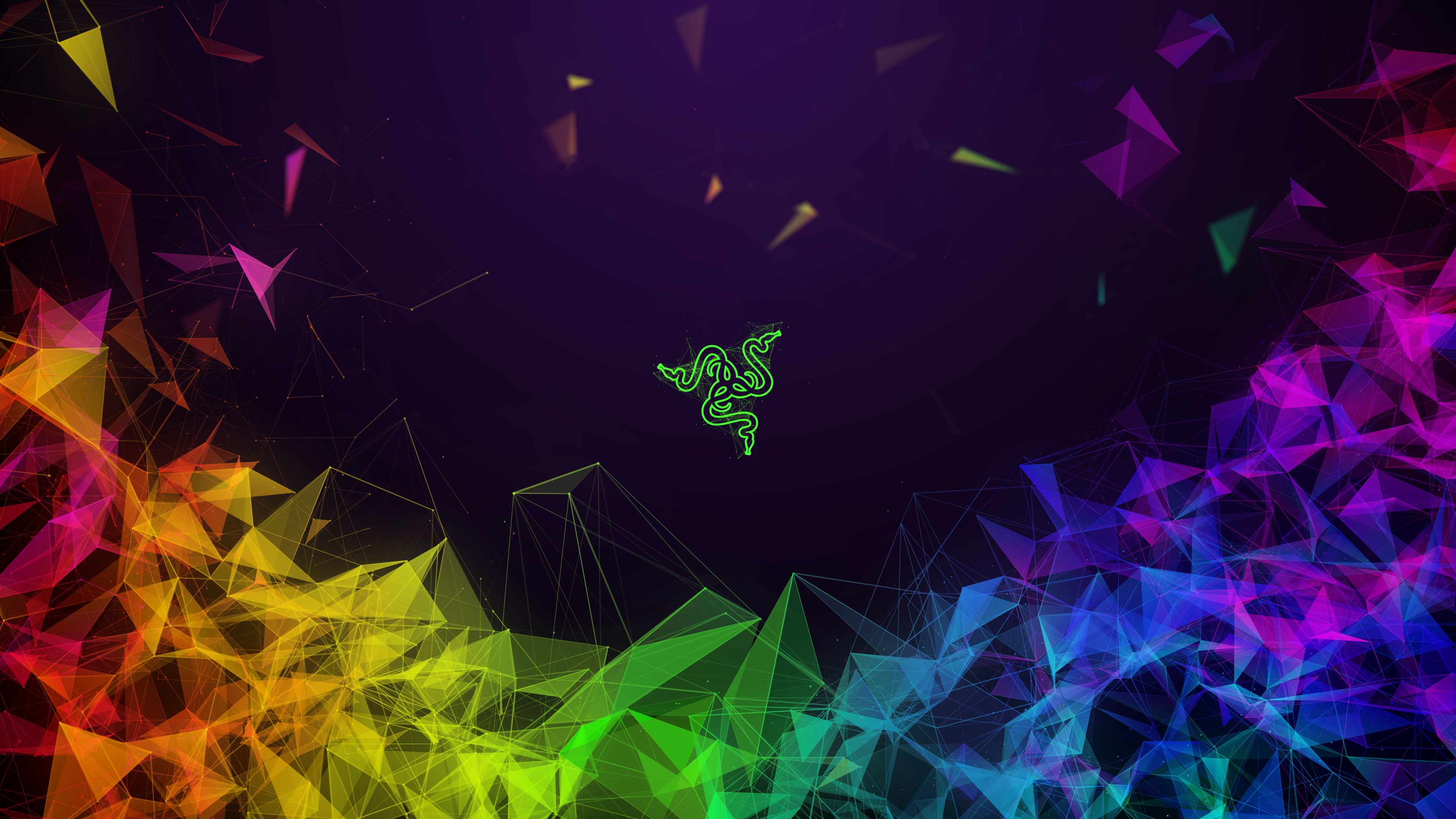 colorful, Razer Inc., digital art, abstract, HD Wallpaper