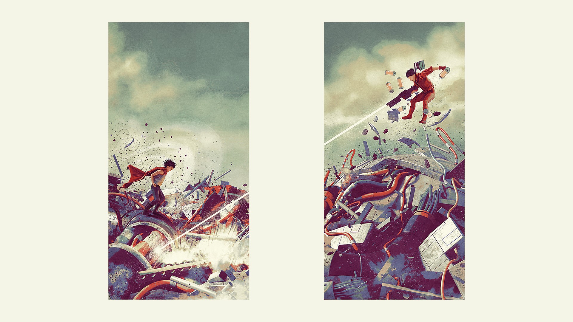 anime, cartoon, Akira, HD Wallpaper