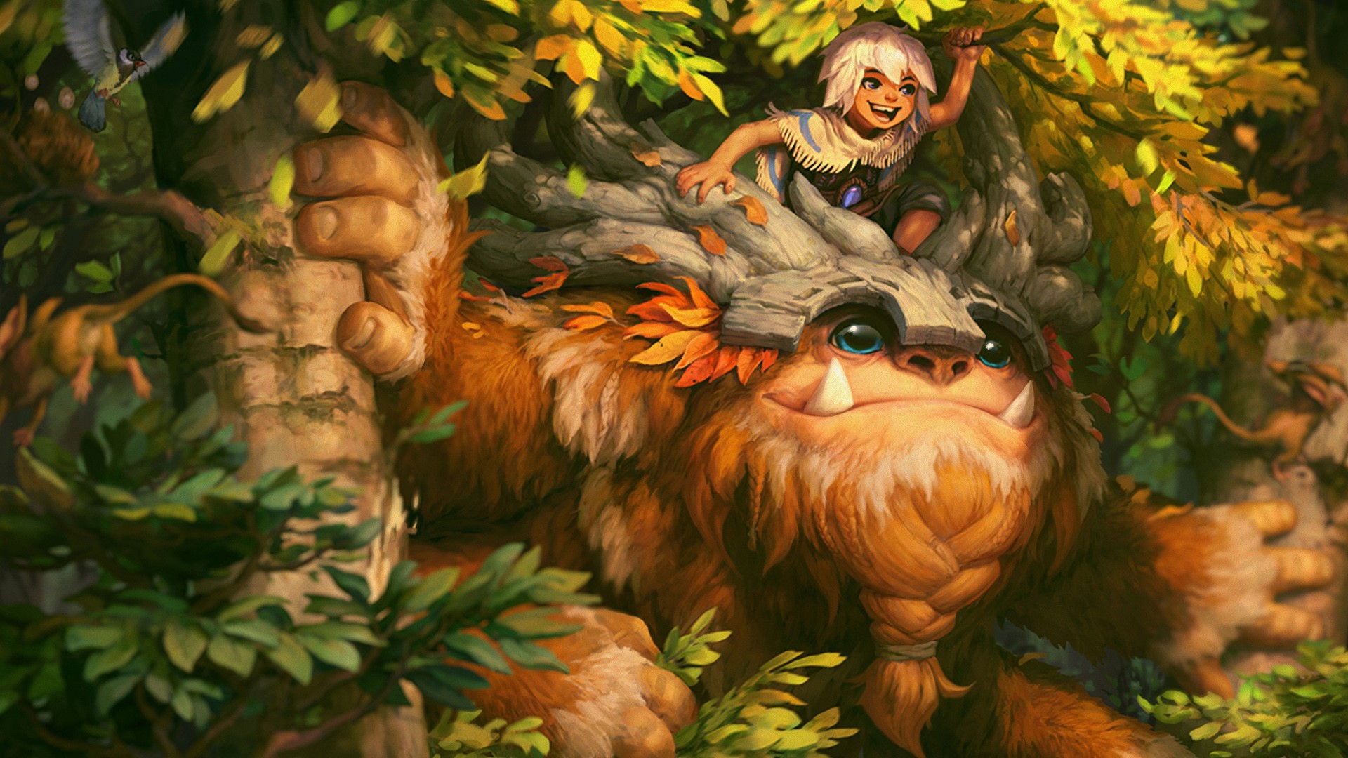 League of Legends, Nunu & Willump, Nunu, creature, PC gaming, HD Wallpaper