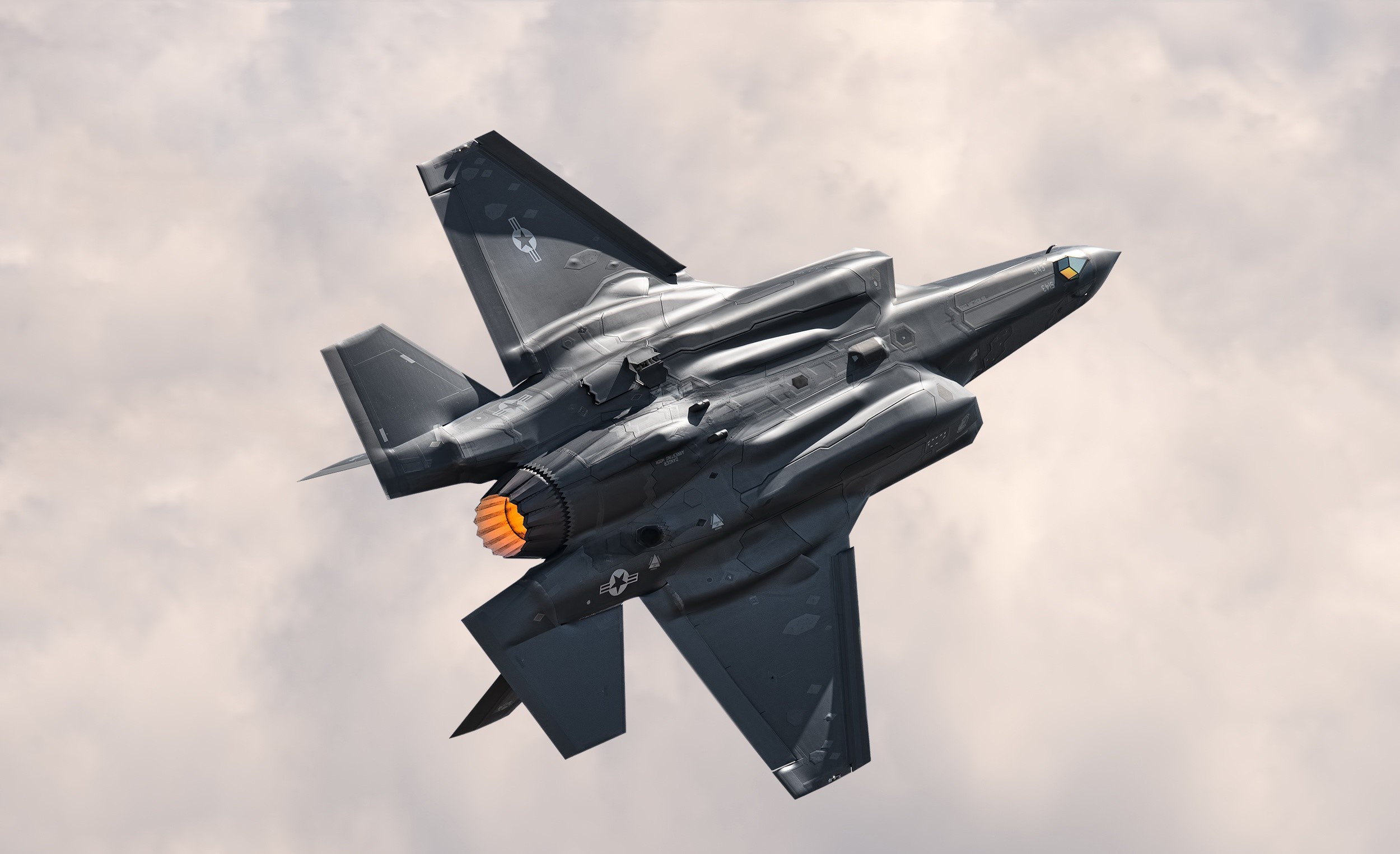 aircraft, military aircraft, military, vehicle, F-35A Lightning II, HD Wallpaper