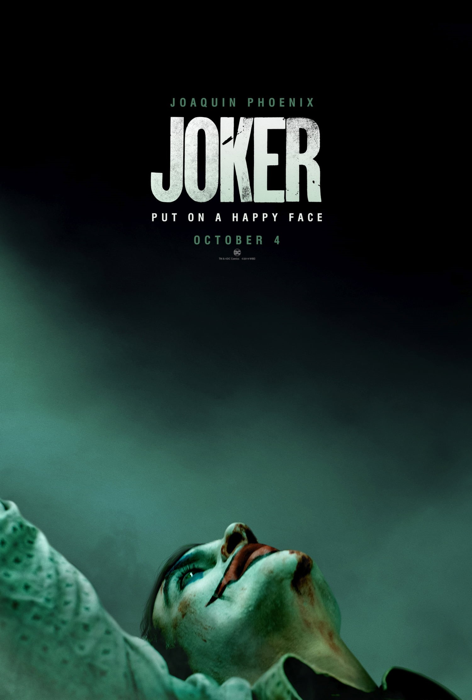 1080P, men, Joaquin Phoenix, Joker, movie poster, DC Comics, Joker (2019 Movie), makeup, Phone HD Wallpaper