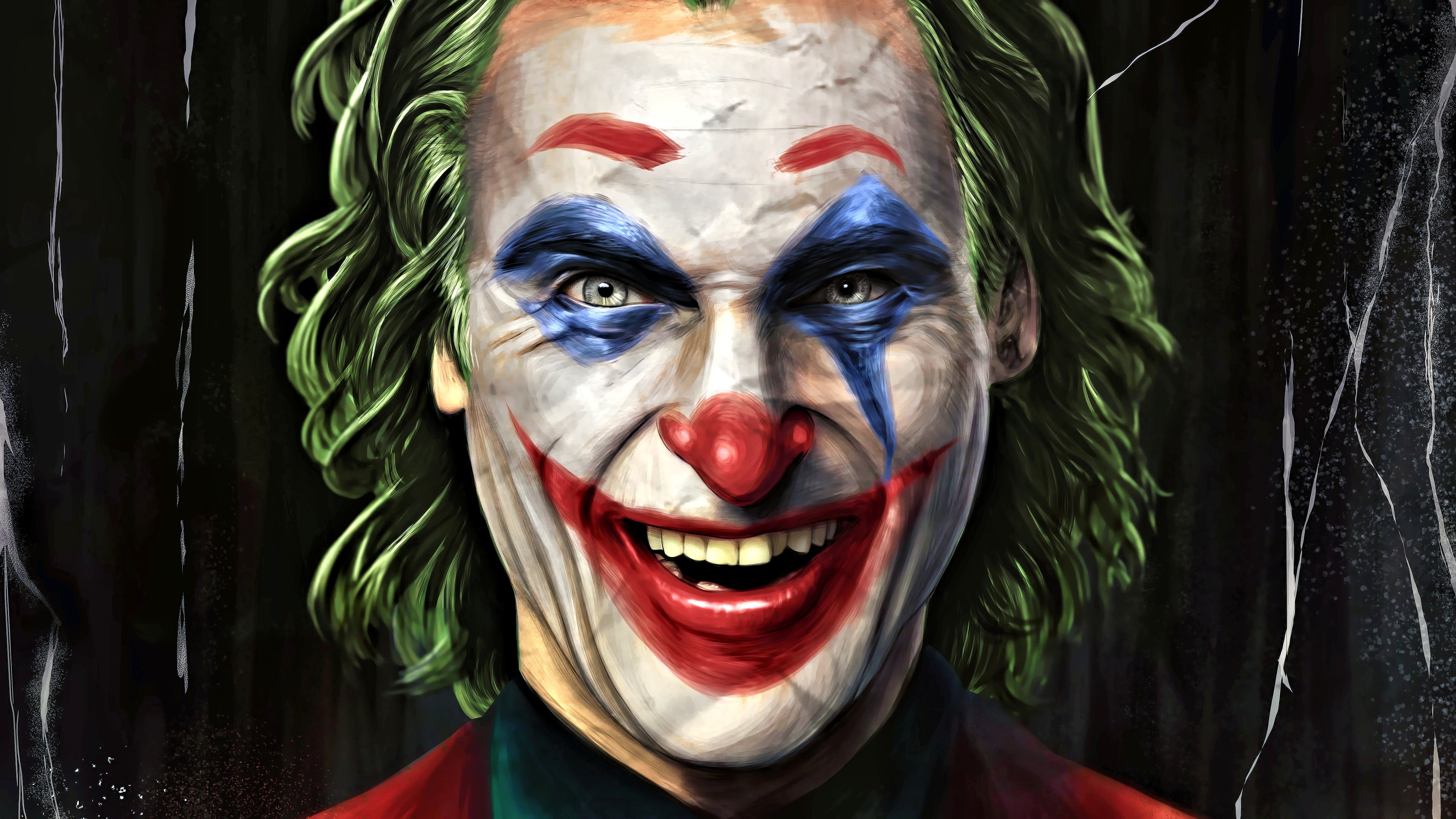 DC Comics, paint brushes, Joaquin Phoenix, Joker (2019 Movie), fictional character, fictional characters, DC Universe, comics, artwork, Batman, fictional, HD Wallpaper