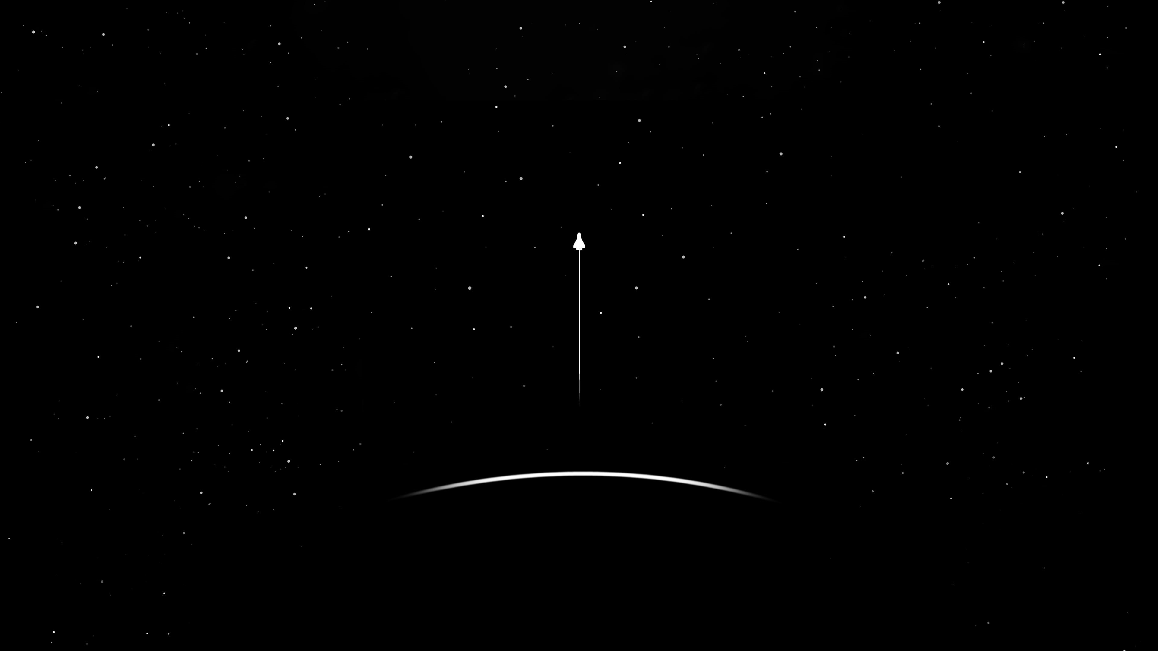 illustration, simple, galaxy, backgrounds, constellation, 4K, simple background, illuminated, science, stars, indoors, minimalism, night, vector, black background, HD Wallpaper