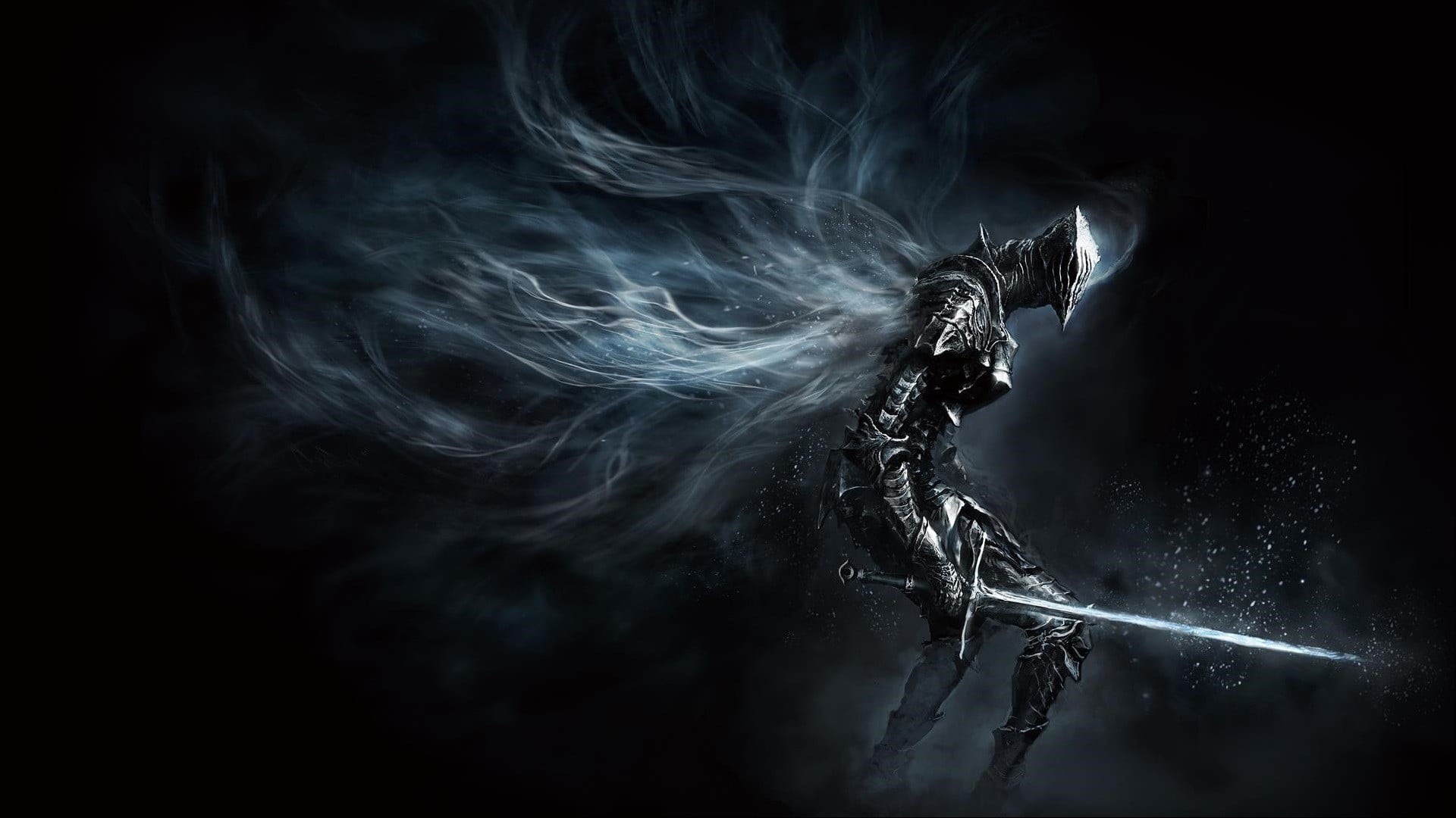 holding, digital, burning, knight, studio shot, night, backgrounds, horror, no people, devil, artwork, people, aggression, demon, abstract, weapon, danger, HD Wallpaper