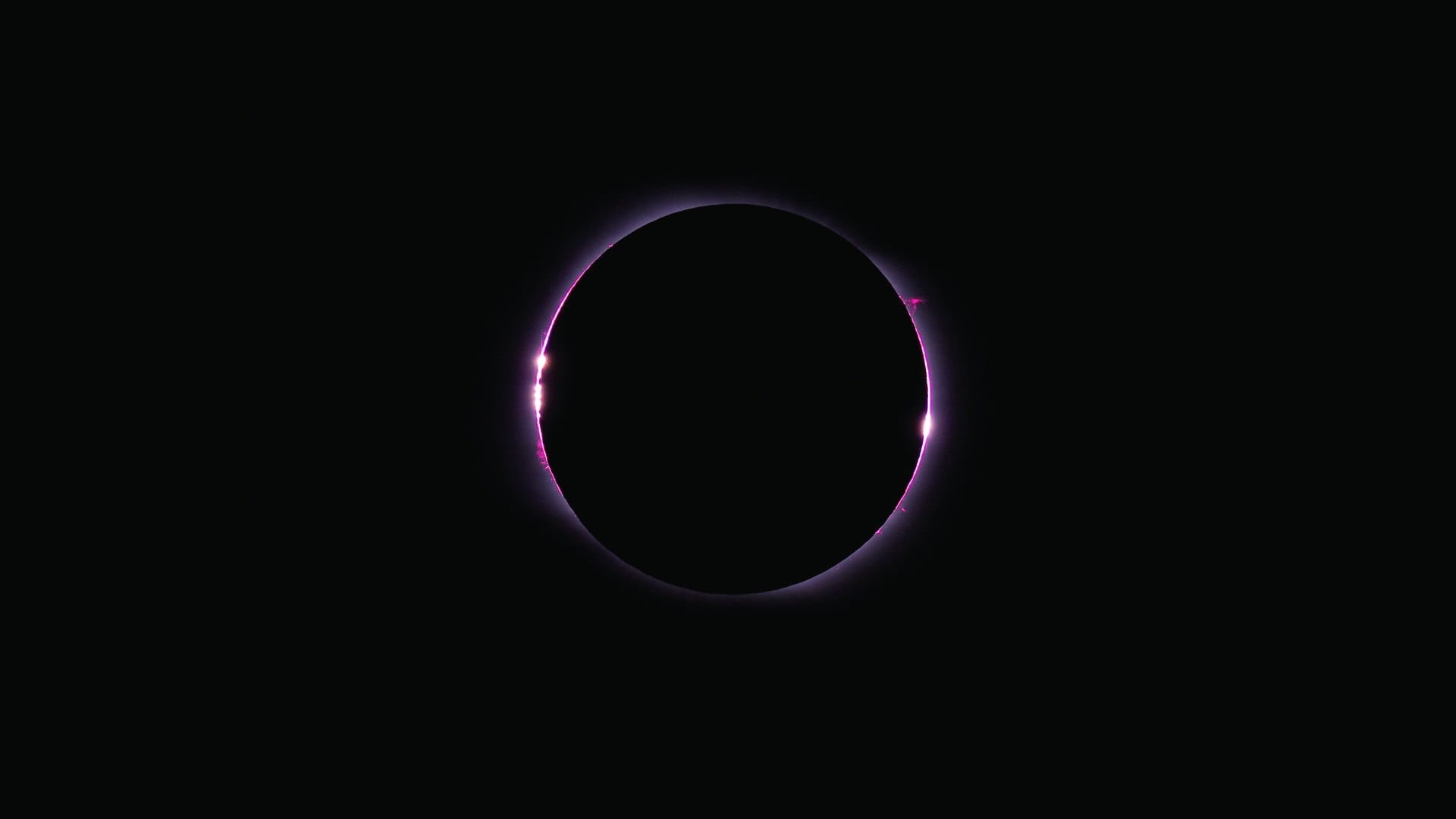 purple, sky, outdoors, eclipse , science, night, natural phenomenon, dark, artwork, space art, no people, black color, black background, geometric shape, HD Wallpaper