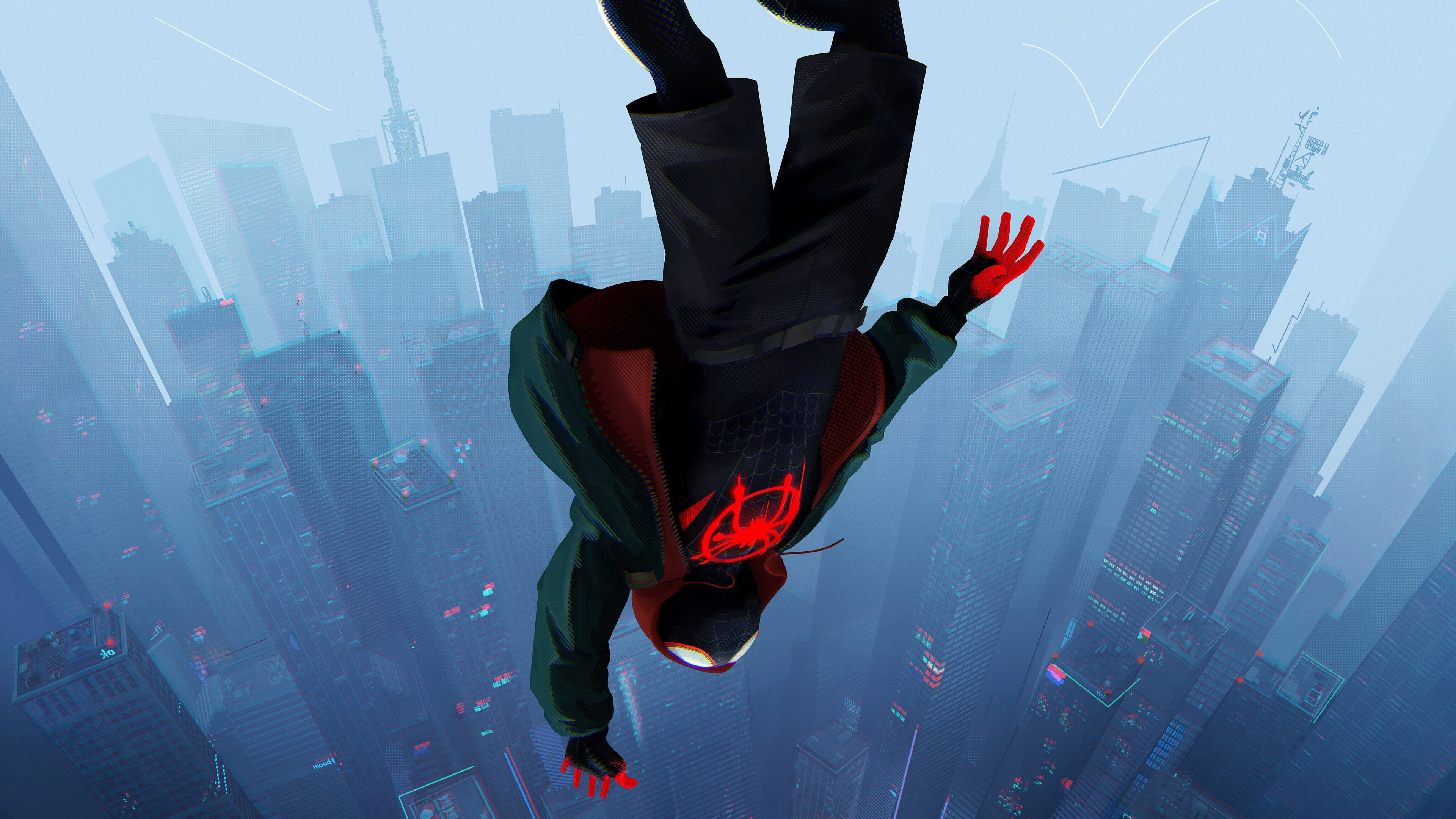 4K, Spider-Man, movies, Marvel Comics, animated movies, Spider-Man: Into the Spider-Verse, Miles Morales, HD Wallpaper