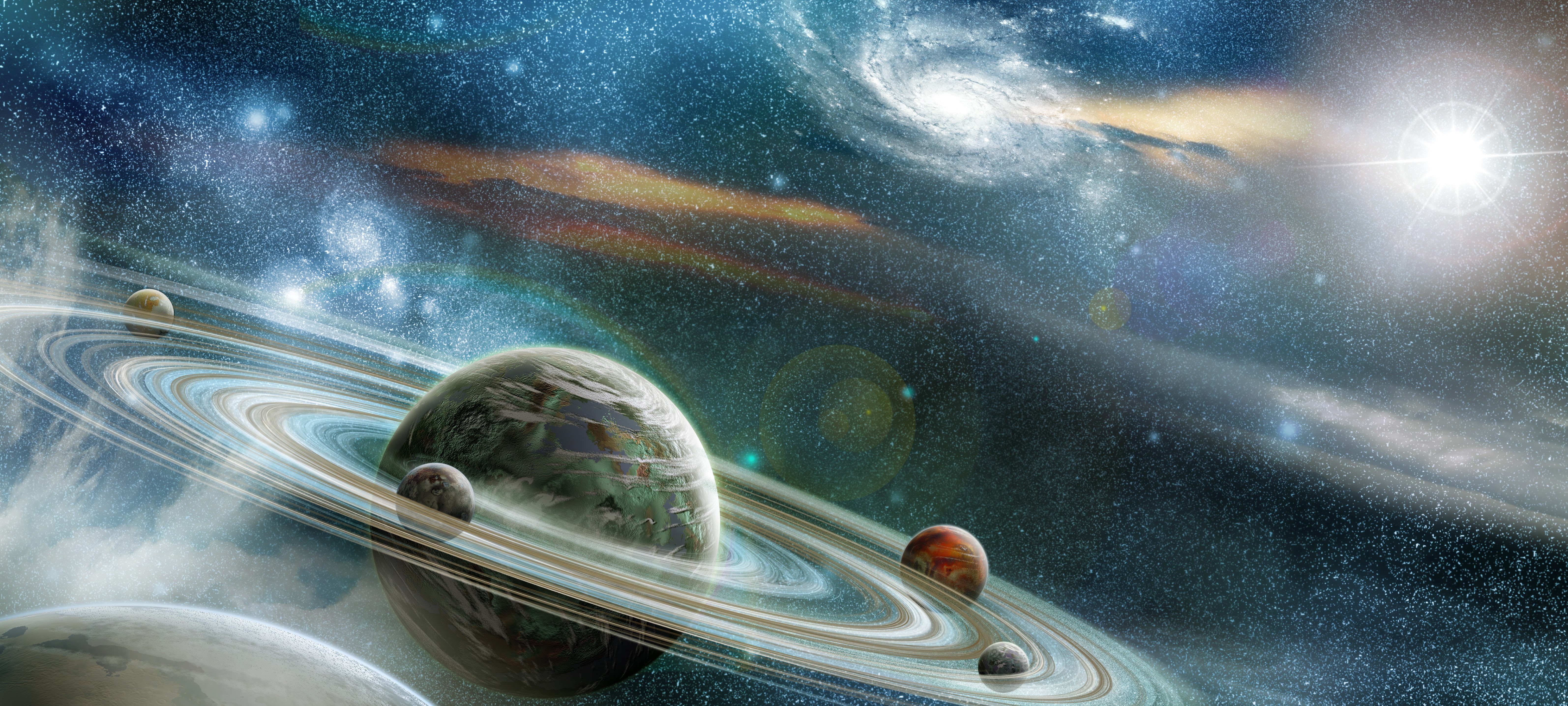 space, 5K, universe, space art, planet, HD Wallpaper