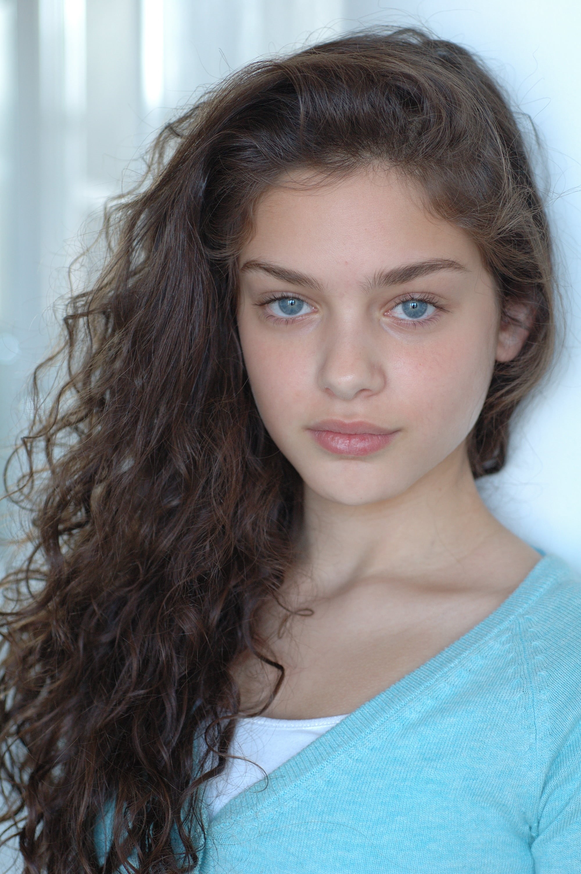 front view, adult, fashion, blue eyes, human hair, blue, Odeya Rush, hairstyle, looking at viewer, headshot, body part, s, looking at camera, top, portrait display, Phone HD Wallpaper