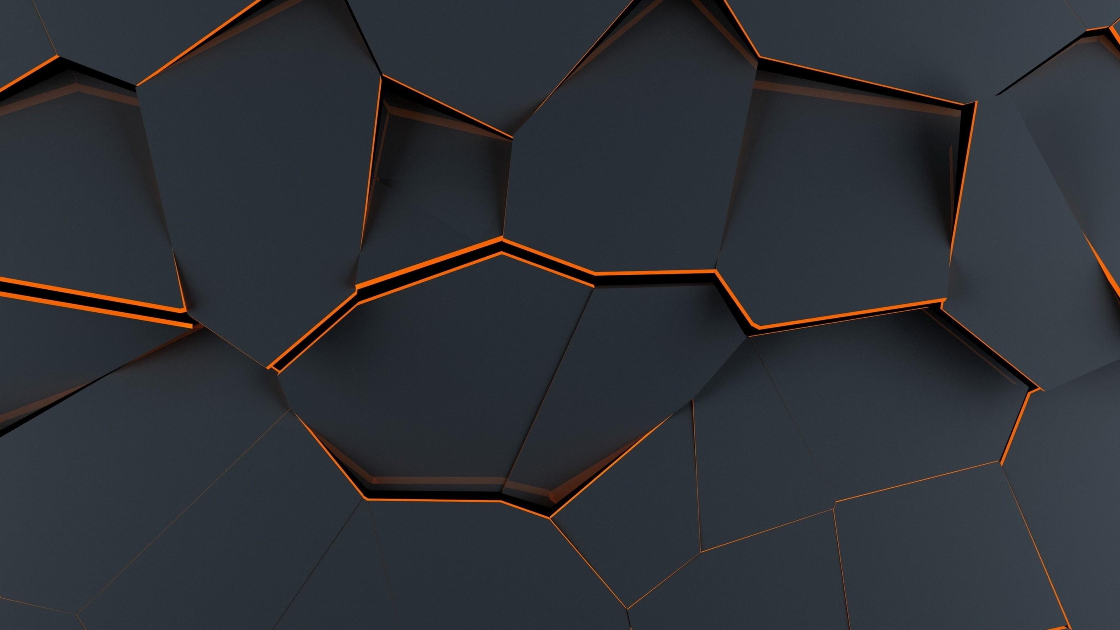 3d, material design, polygon, 4K, art, artwork, digital art, abstract, HD Wallpaper
