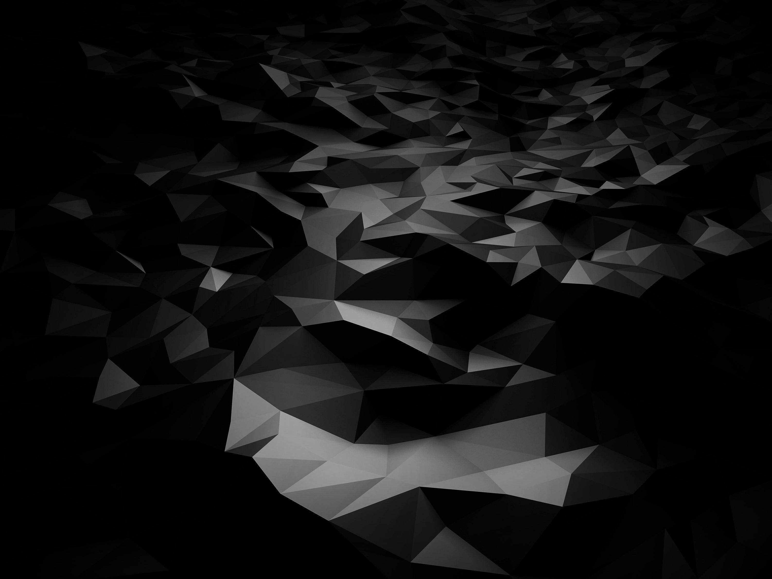 shape, textured, backgrounds, abstract, indoors, paper, dark, art and craft, pattern, design, 2K, black, close-up, creativity, full frame, black background, HD Wallpaper