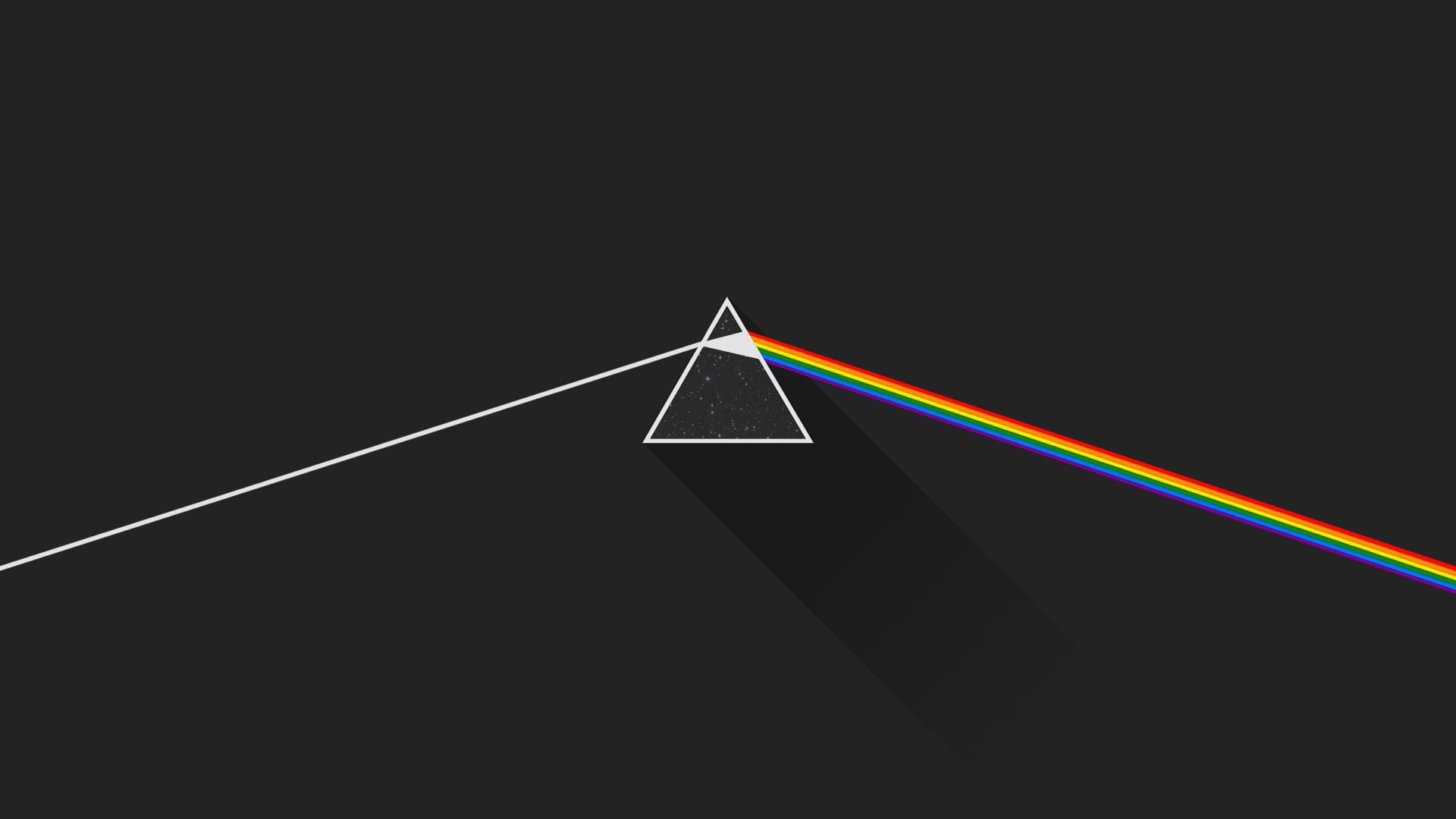 lighting equipment, light - natural phenomenon, shape, black background, 1080P, direction, copy space, sign, no people, triangle shape, journey, nature, HD Wallpaper
