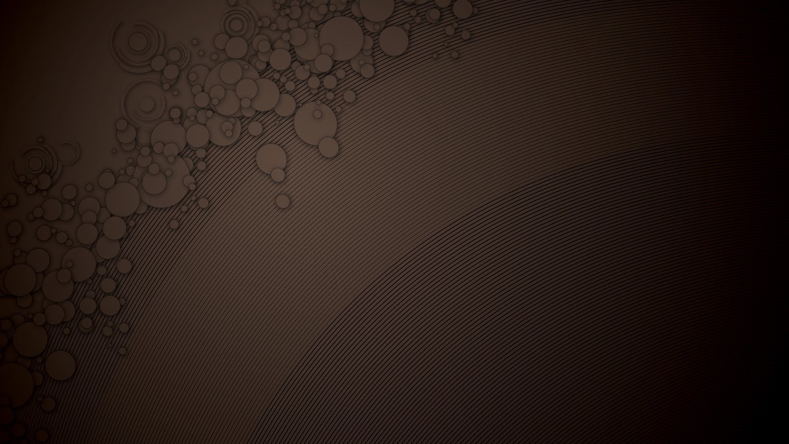 artwork, brown, transparent, abstract, bubble, copy space, creativity, water, 720P, minimalism, nature, low angle view, digital art, close-up, shape, backgrounds, HD Wallpaper