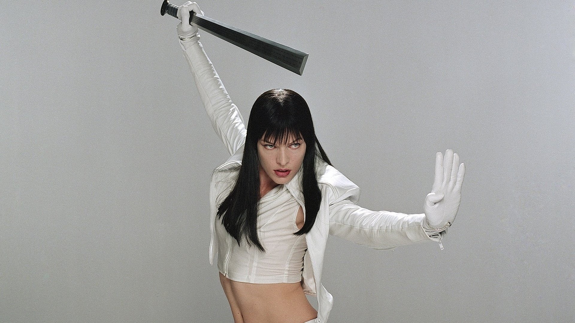 fighting, sword, sci-fi, katana, superhero, weapon, warrior, futuristic, 1080P, thriller, jovovich, ultraviolet, horror, action, milla, HD Wallpaper