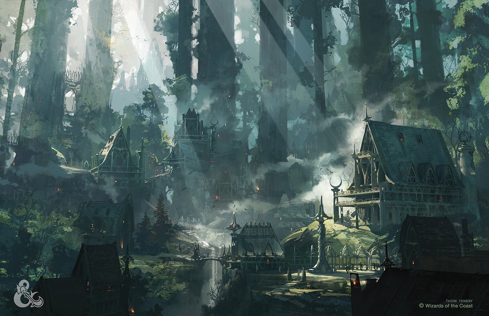 day, video, outdoors, nature, d, no people, industry, digital art, artwork, environment, building, green color, tree, concept art, growth, game, plant, HD Wallpaper