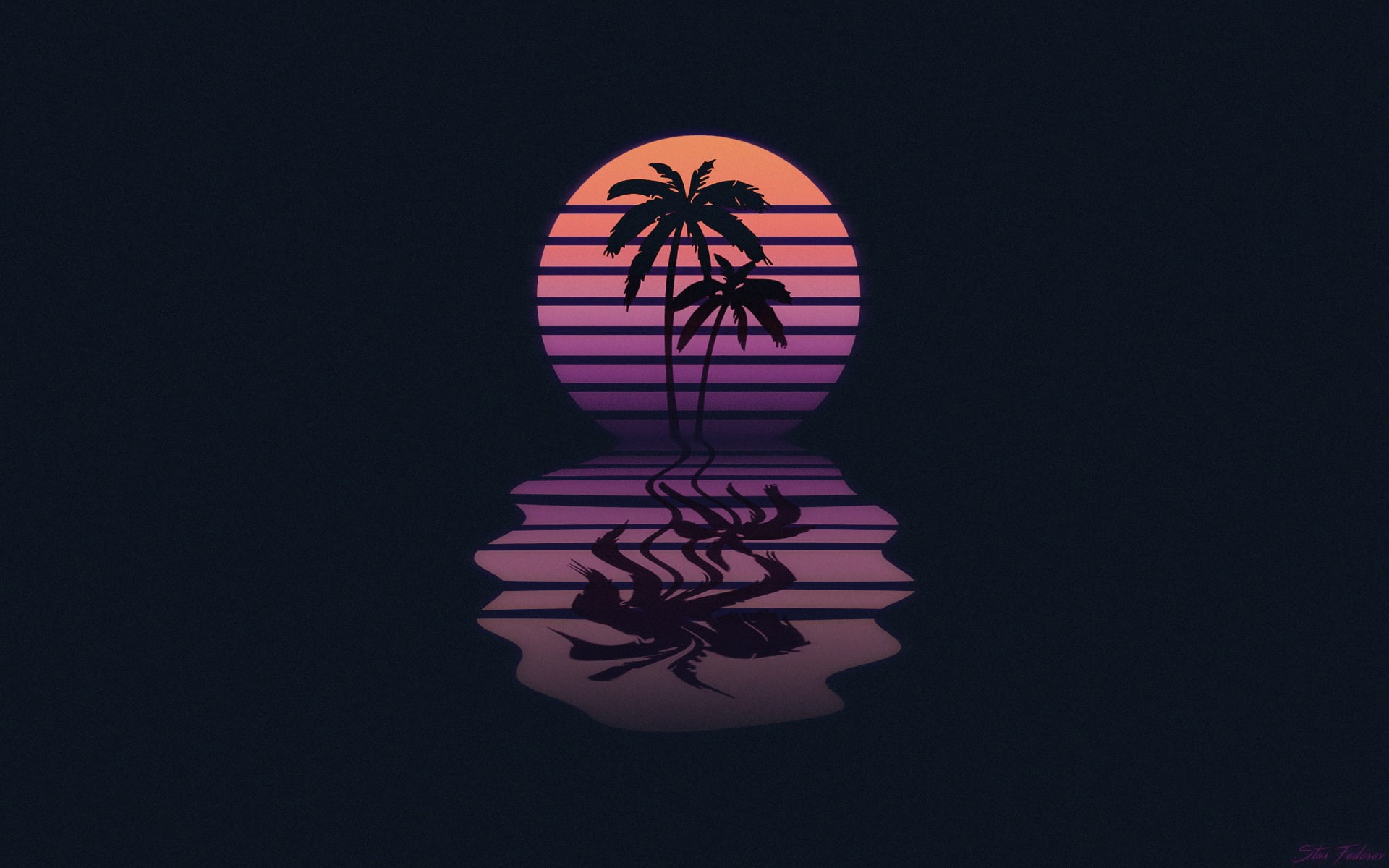 neon, digital art, 1080P, 1980s, synthwave, typography, illustration, New Retro Wave, concept art, HD Wallpaper