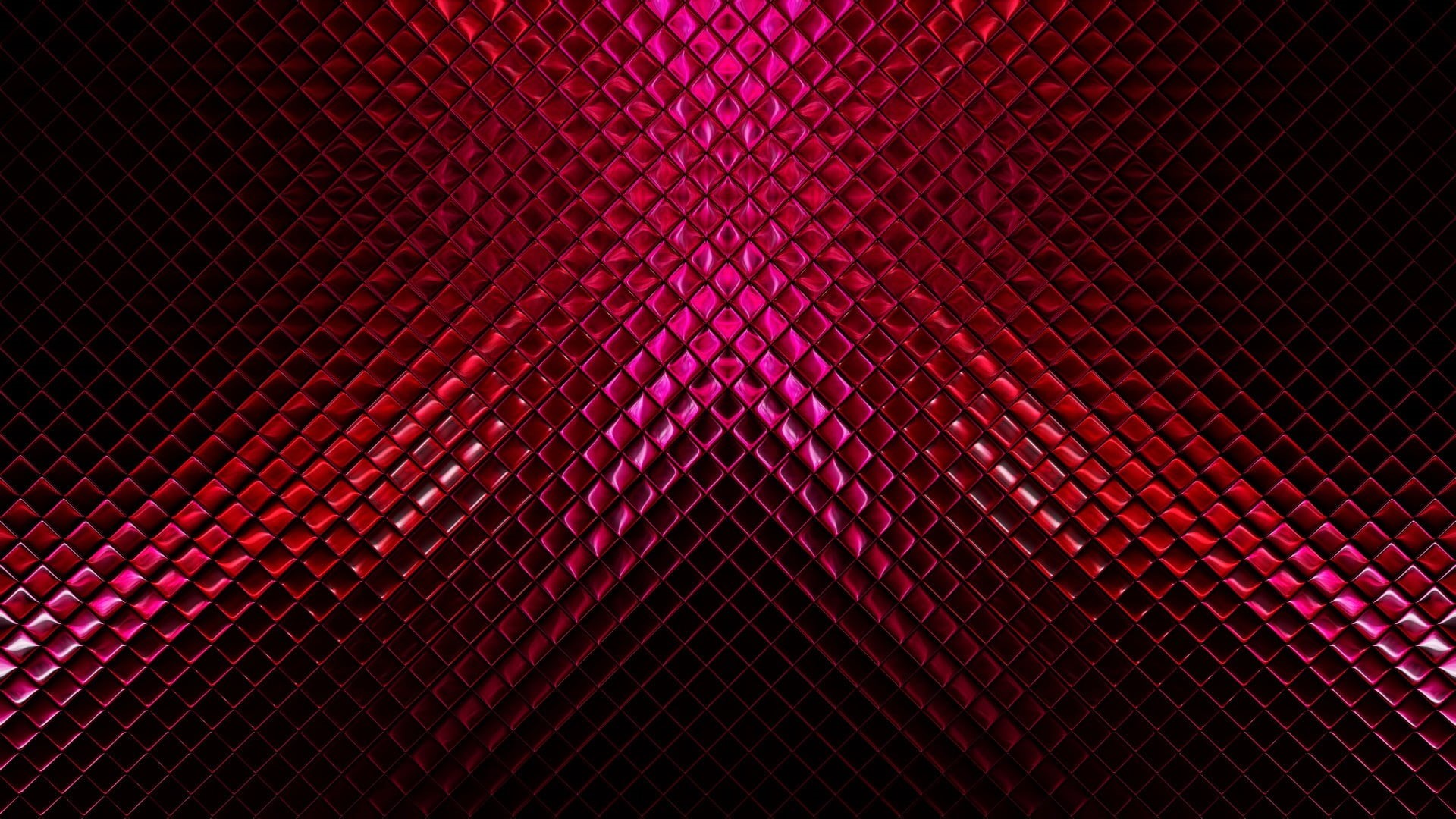 full frame, fence, backgrounds, illuminated, digital art, pink color, metal, red, arts culture and entertainment, pattern, motion, textured, indoors, abstract, HD Wallpaper