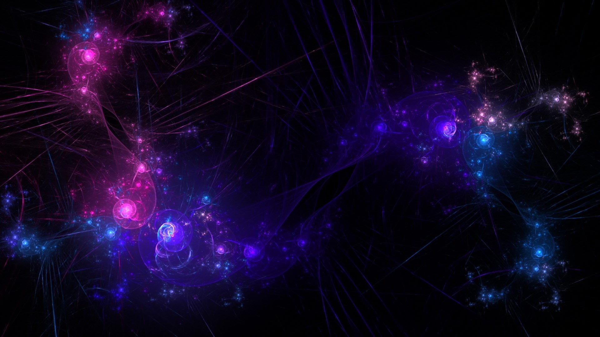 nature, lighting equipment, technology, illuminated, black background, no people, purple, christmas, lines, night, astronomy, 1080P, motion, simple, light - natural phenomenon, HD Wallpaper