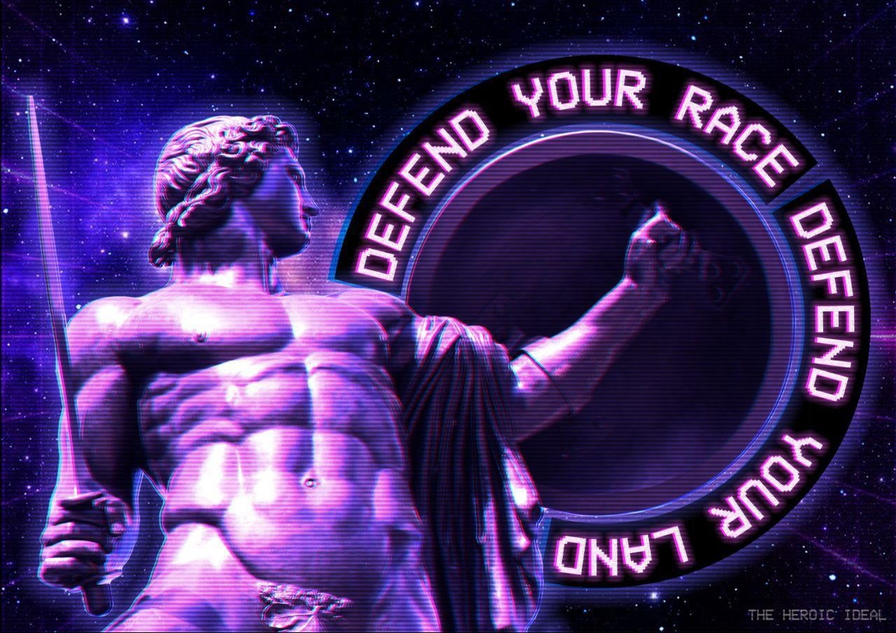 fashwave, 720P, statue, Europe, glitch art, vaporwave, HD Wallpaper