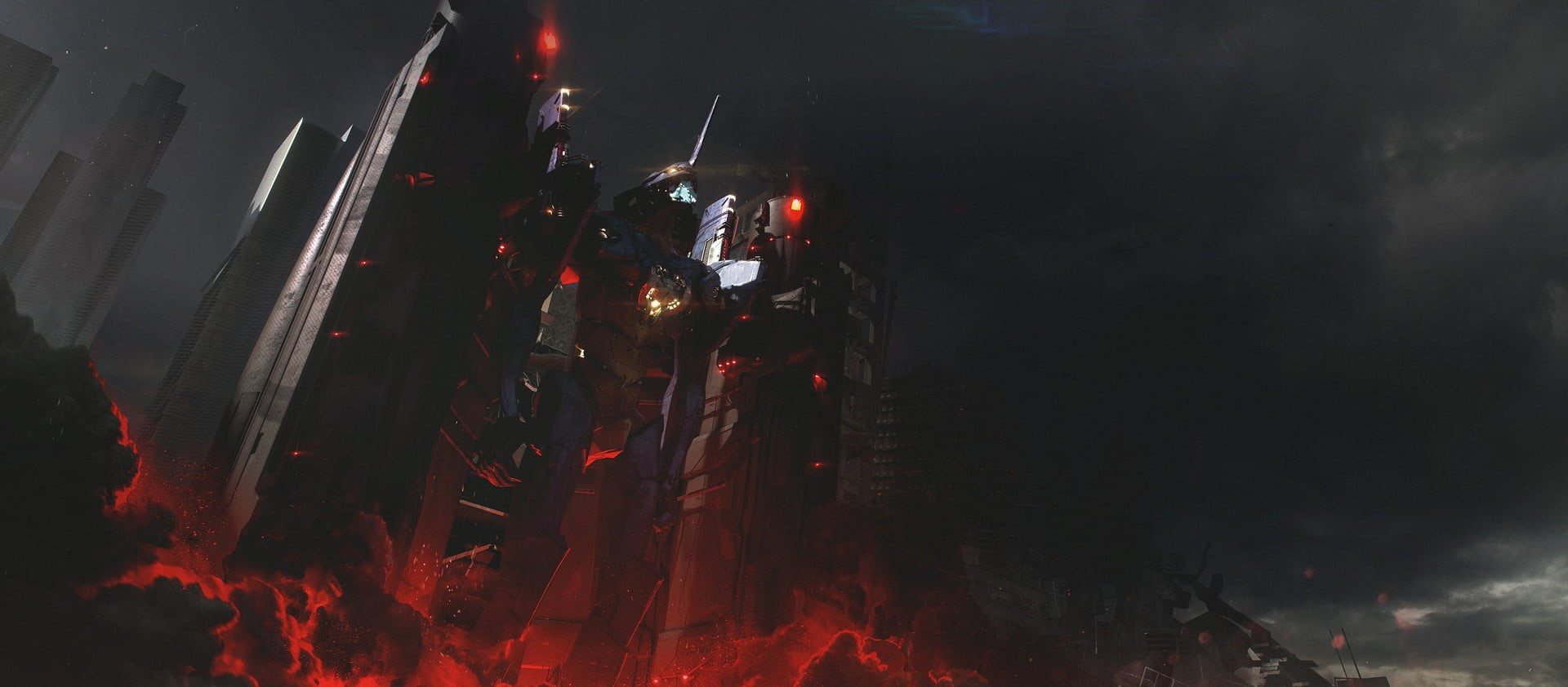 car, burning, EVA Unit 01, light, nature, motor vehicle, outdoors, mode of transportation, Neon Genesis Evangelion, transportation, glowing, smoke - physical structure, HD Wallpaper